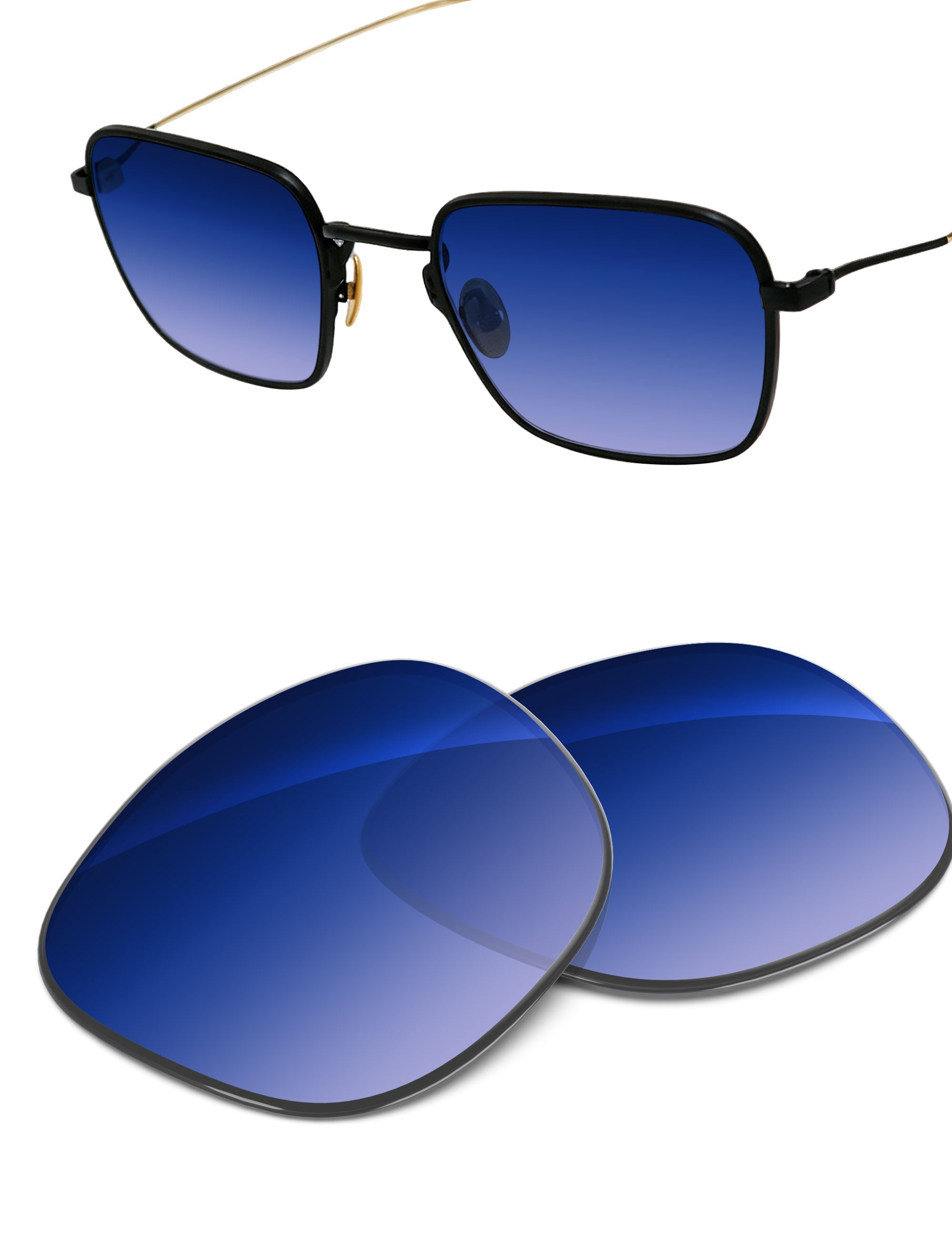 Aqua Blue Gradient-Non-Polarized