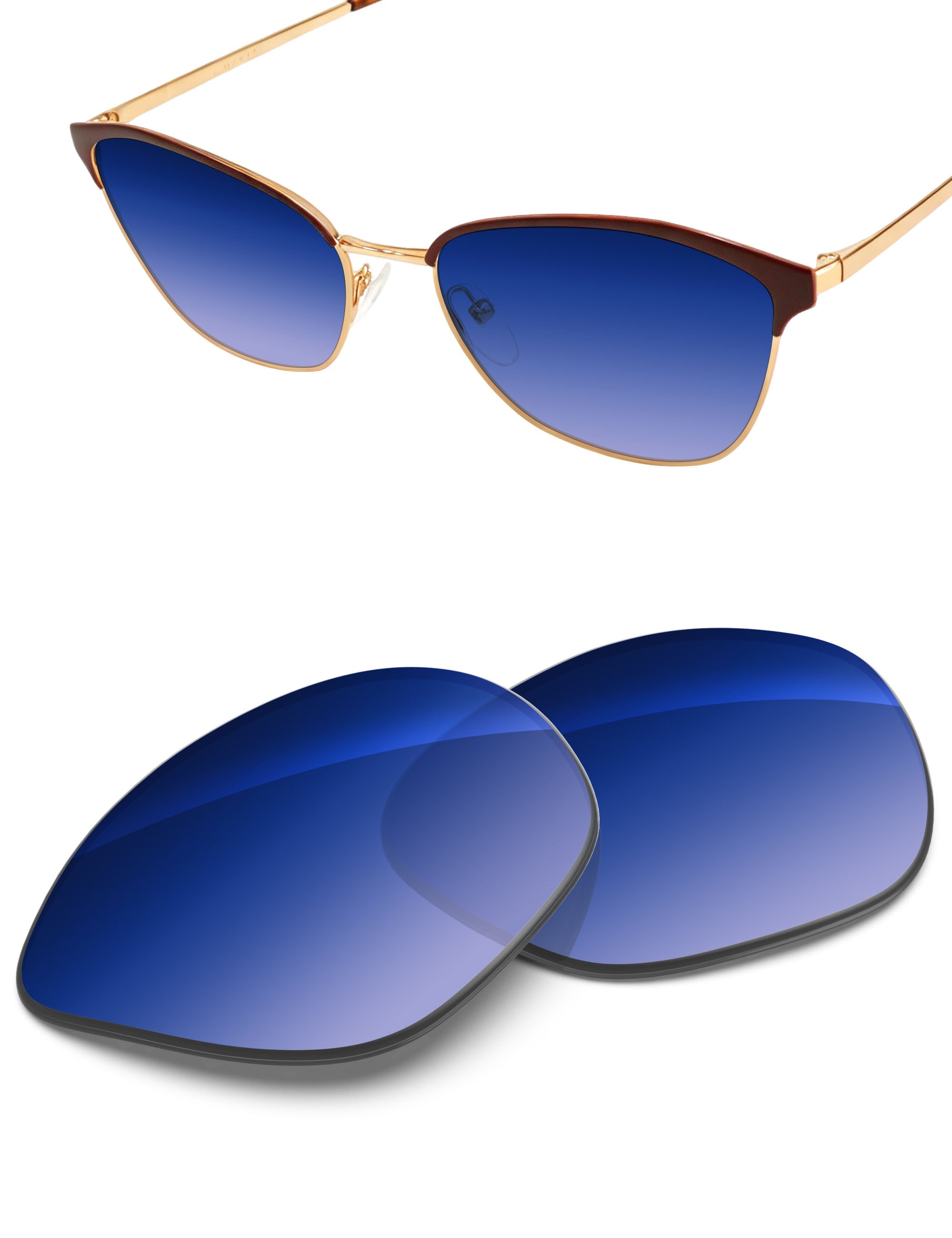 Aqua Blue Gradient-Non-Polarized
