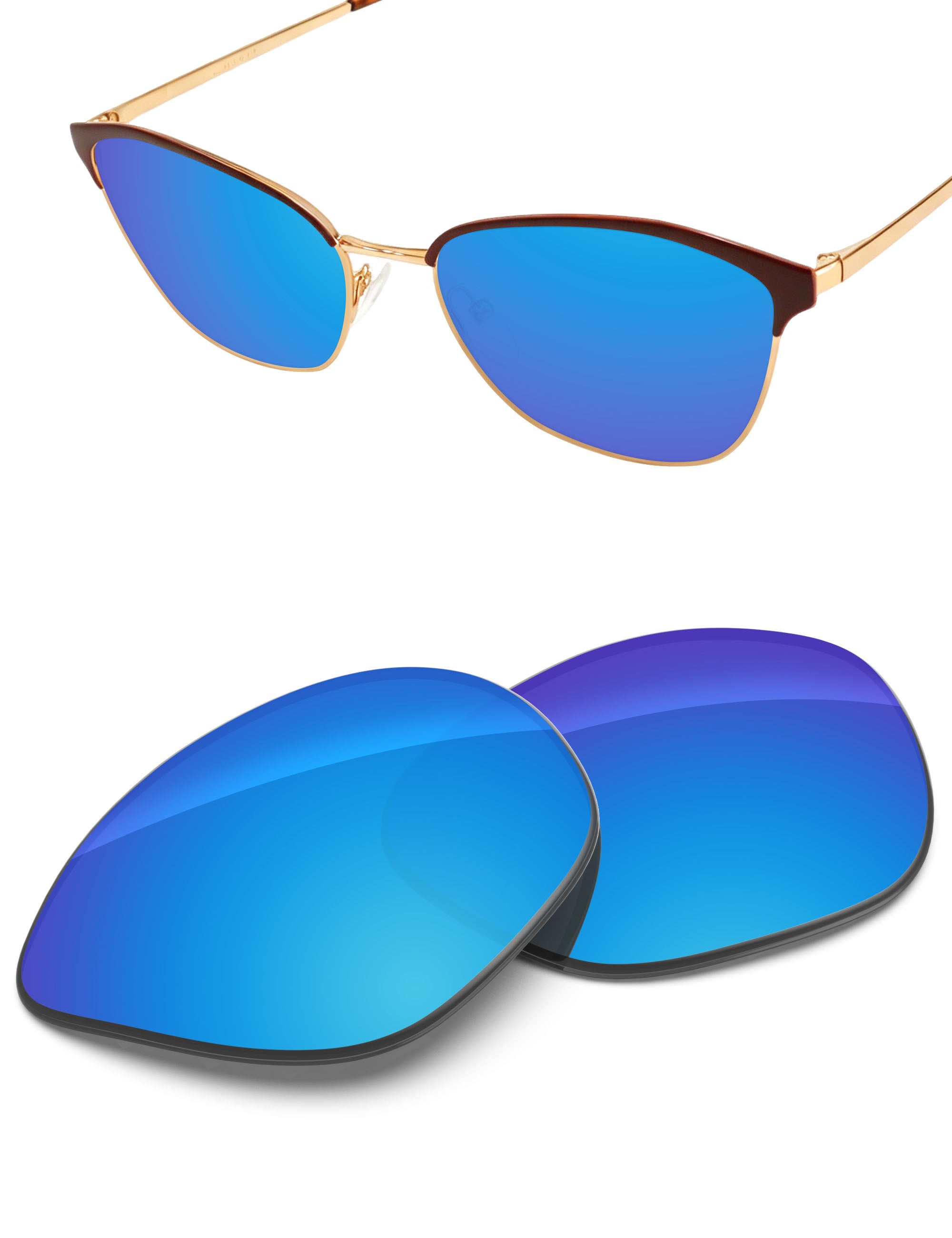 Sky Blue FlashMirror™-Non-Polarized
