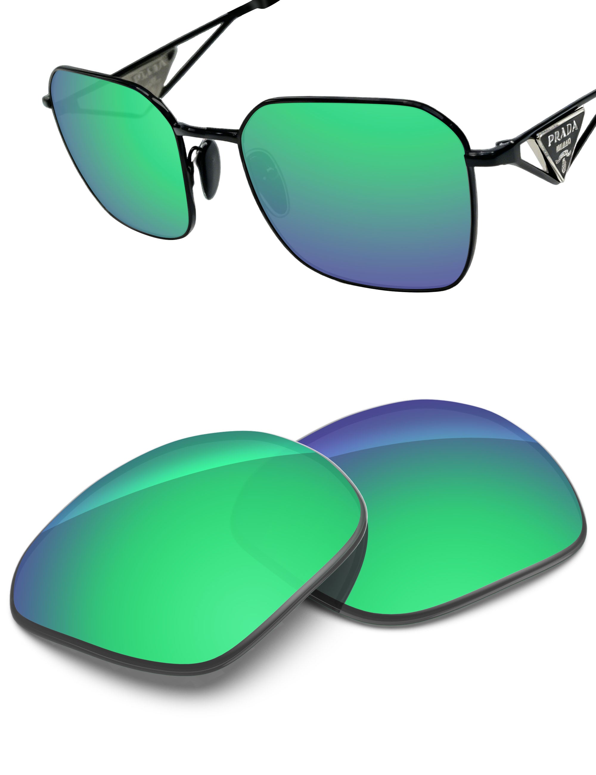 Emerald Green FlashMirror™-Non-Polarized