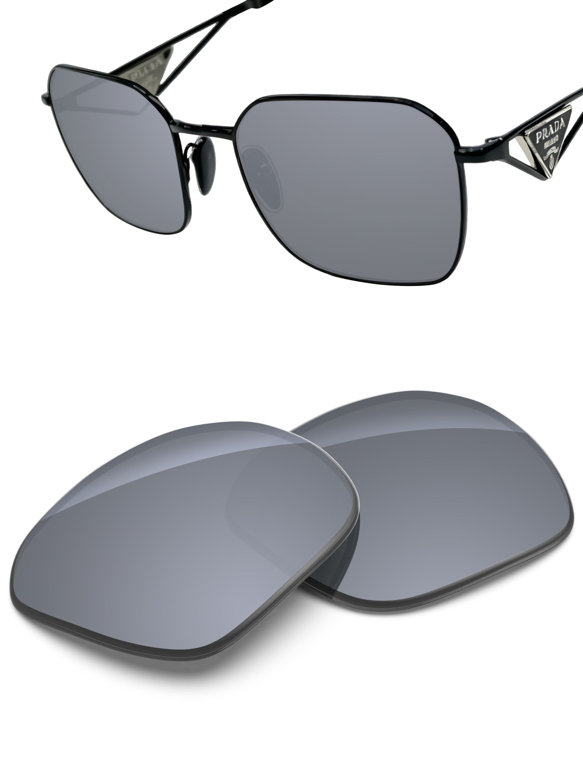Silver Metallic FlashMirror™-Non-Polarized