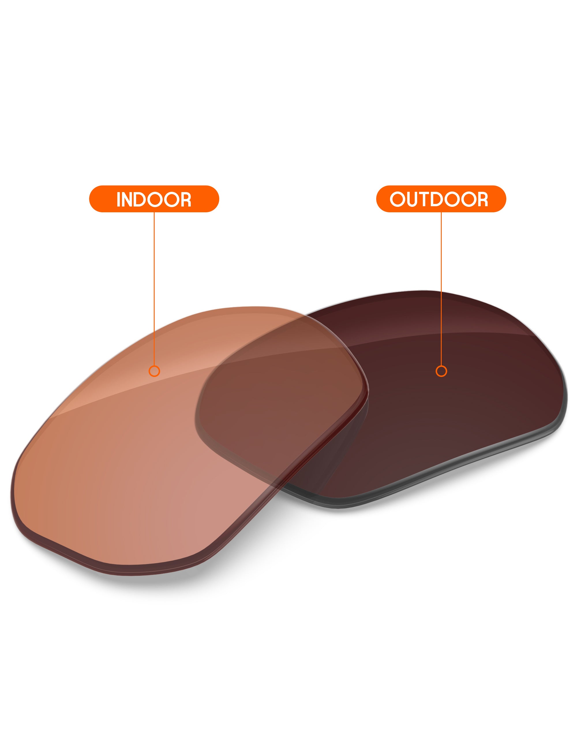 Orange Tint Photochromic-Non-Polarized