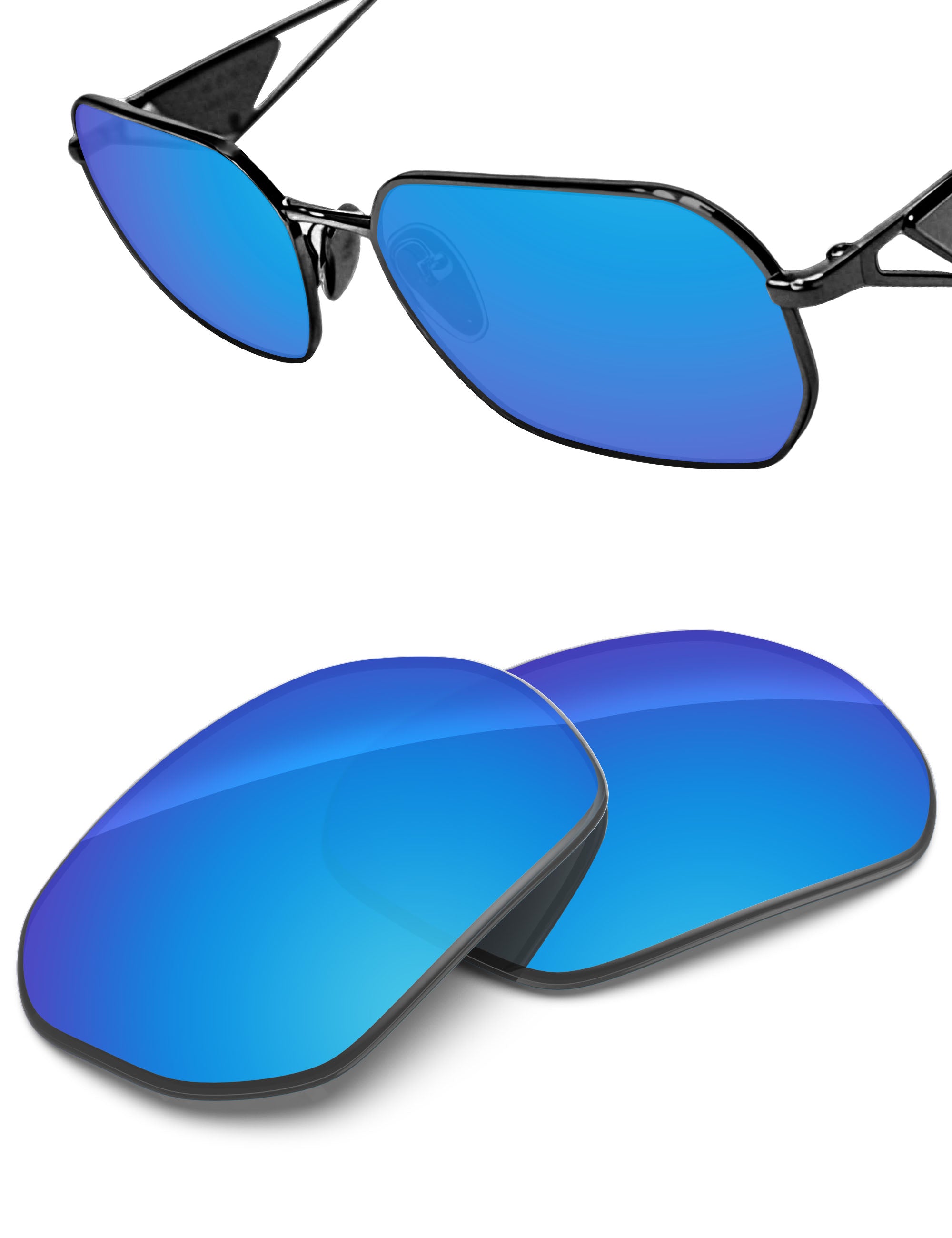 Sky Blue FlashMirror™-Non-Polarized