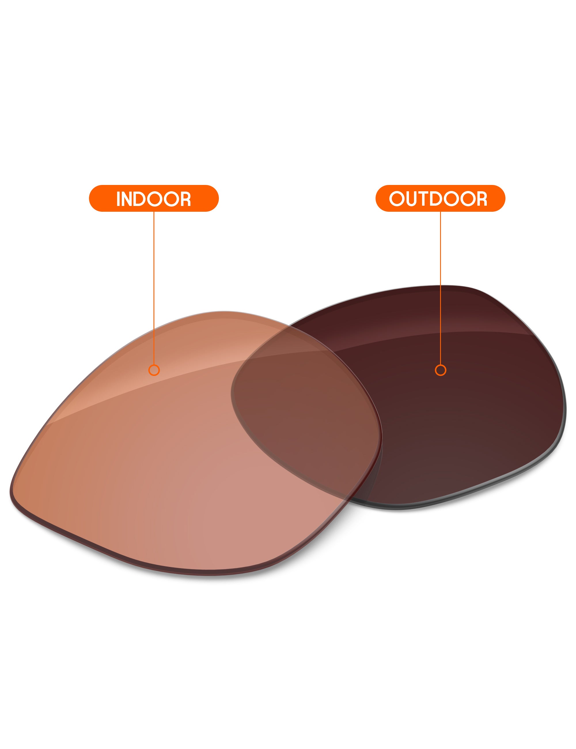 Orange Tint Photochromic-Non-Polarized