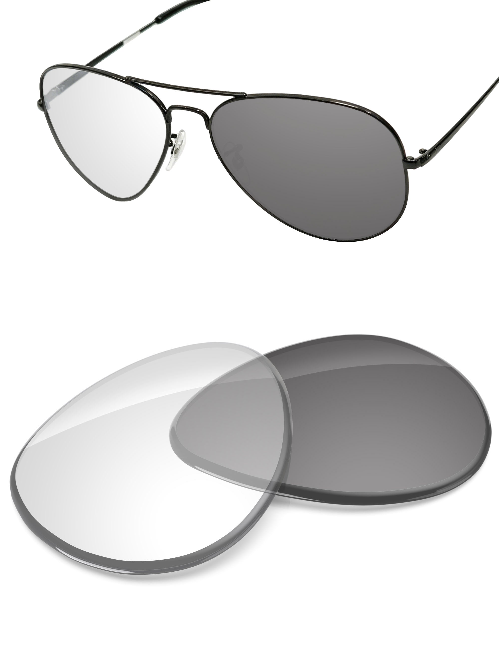 Adapt Gray Photochromic-Non-Polarized