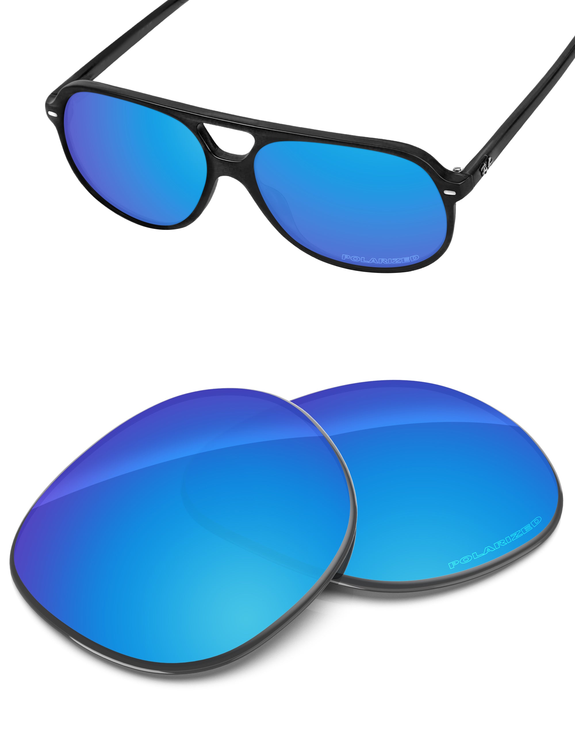 Sky Blue FlashMirror™-Polarized