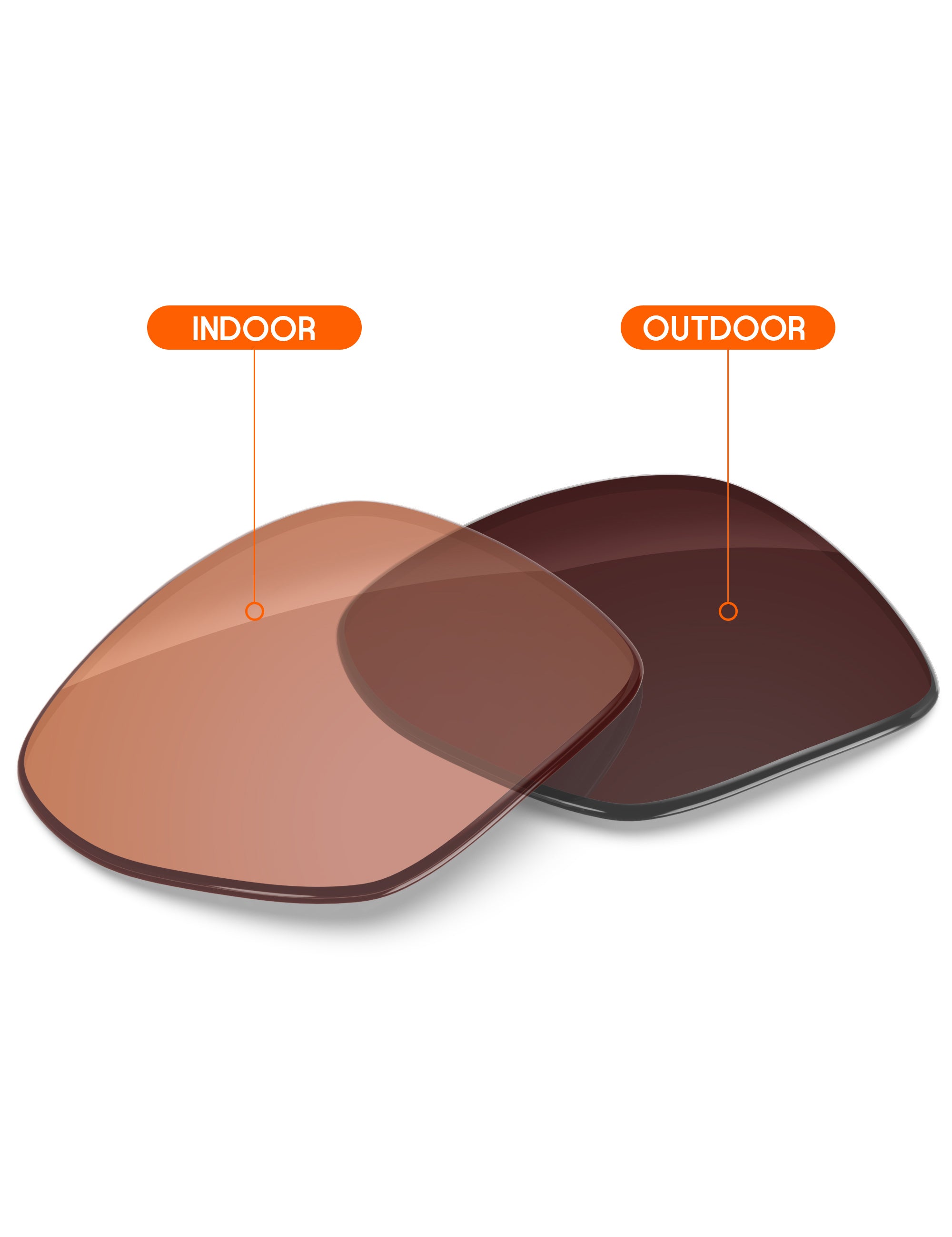Orange Tint Photochromic-Non-Polarized