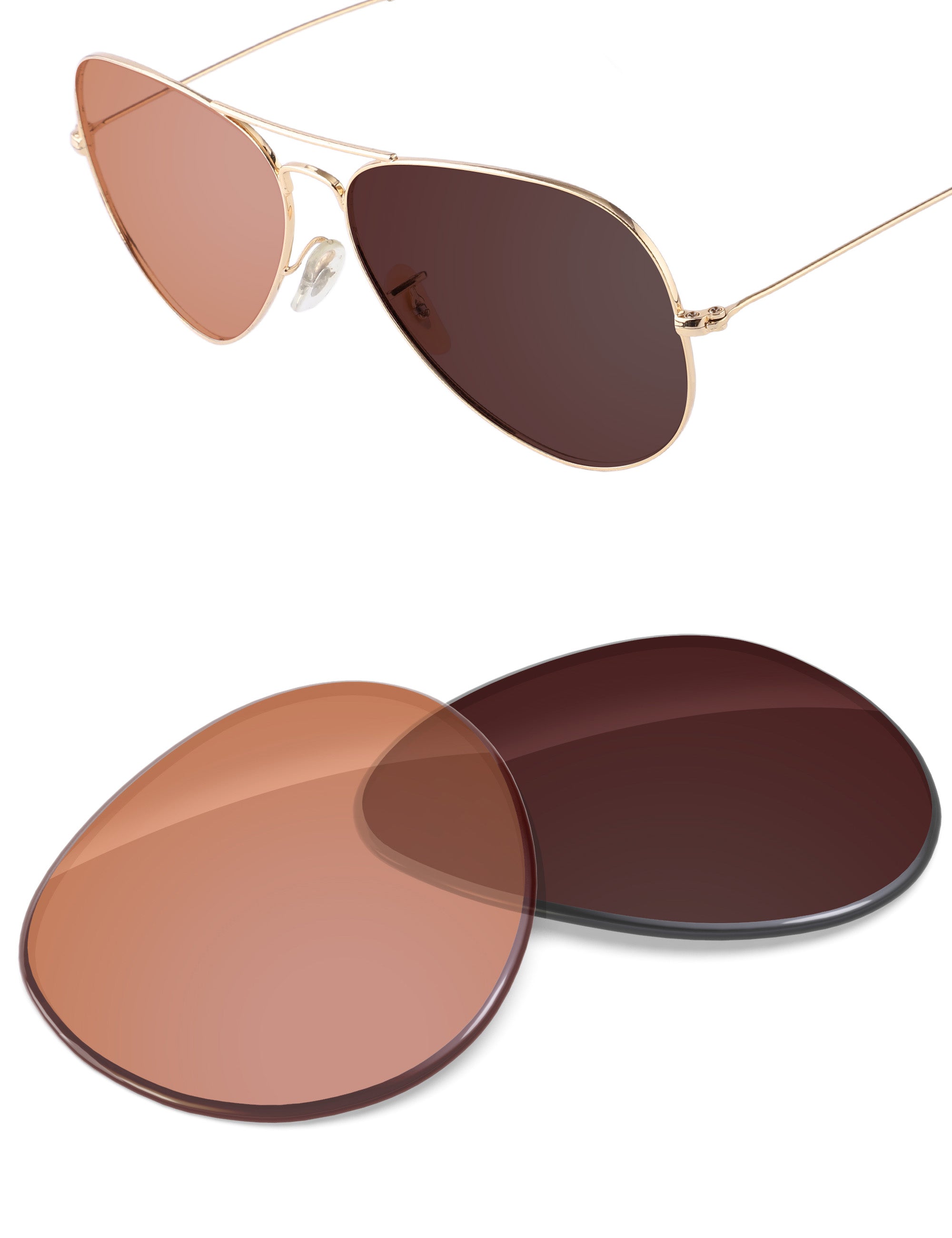 Orange Tint Photochromic-Non-Polarized