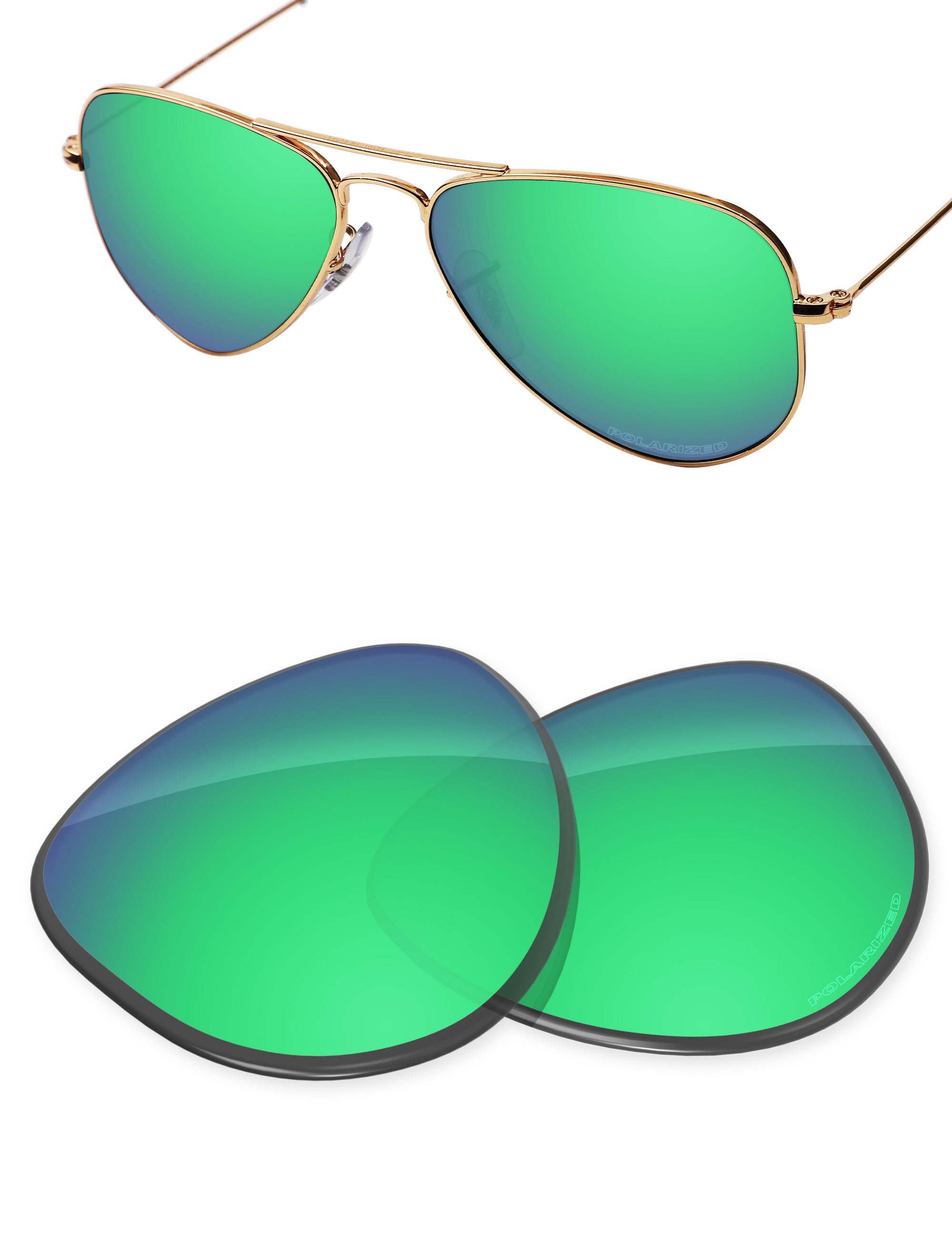 Emerald Green FlashMirror™-Polarized
