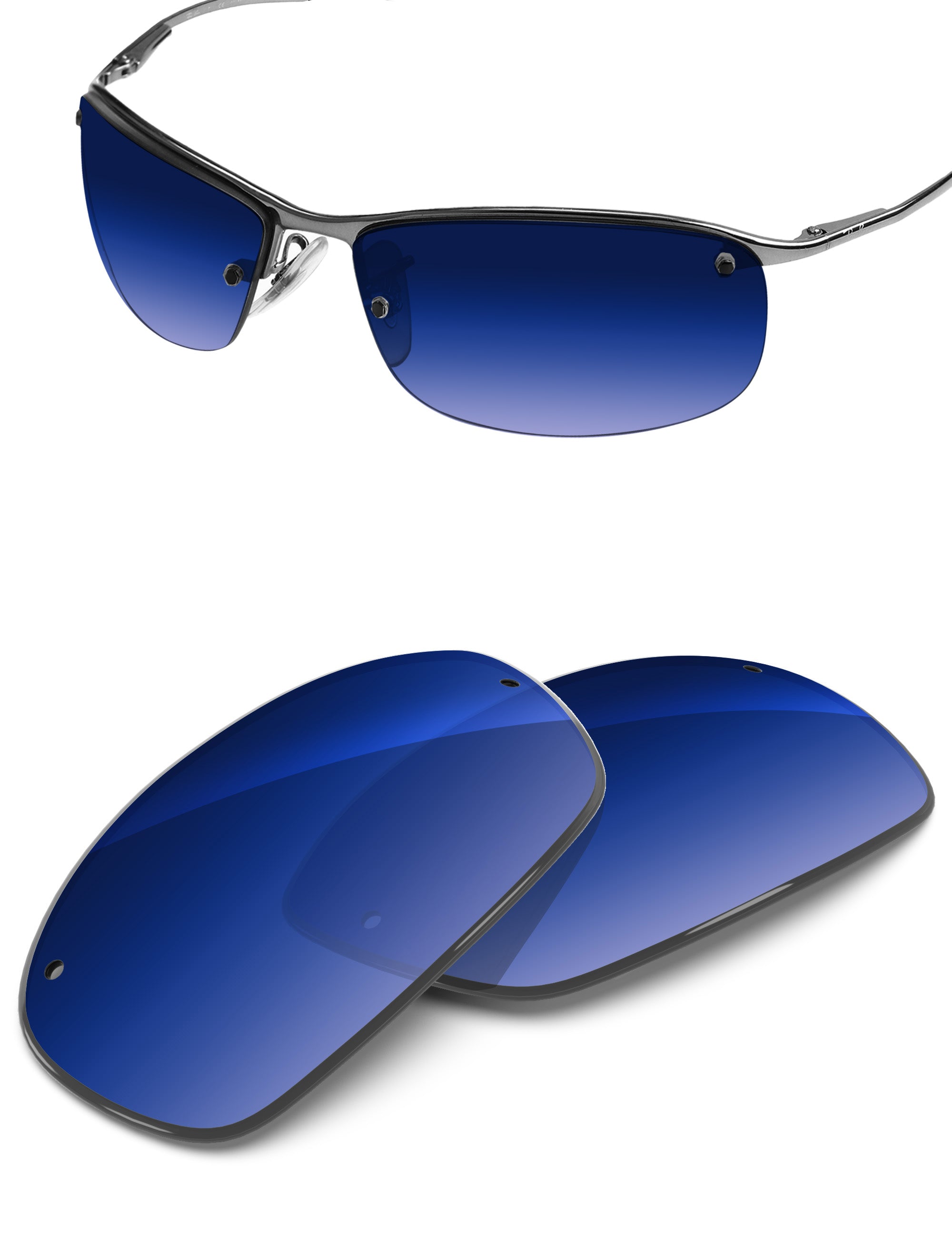 Aqua Blue Gradient-Non-Polarized