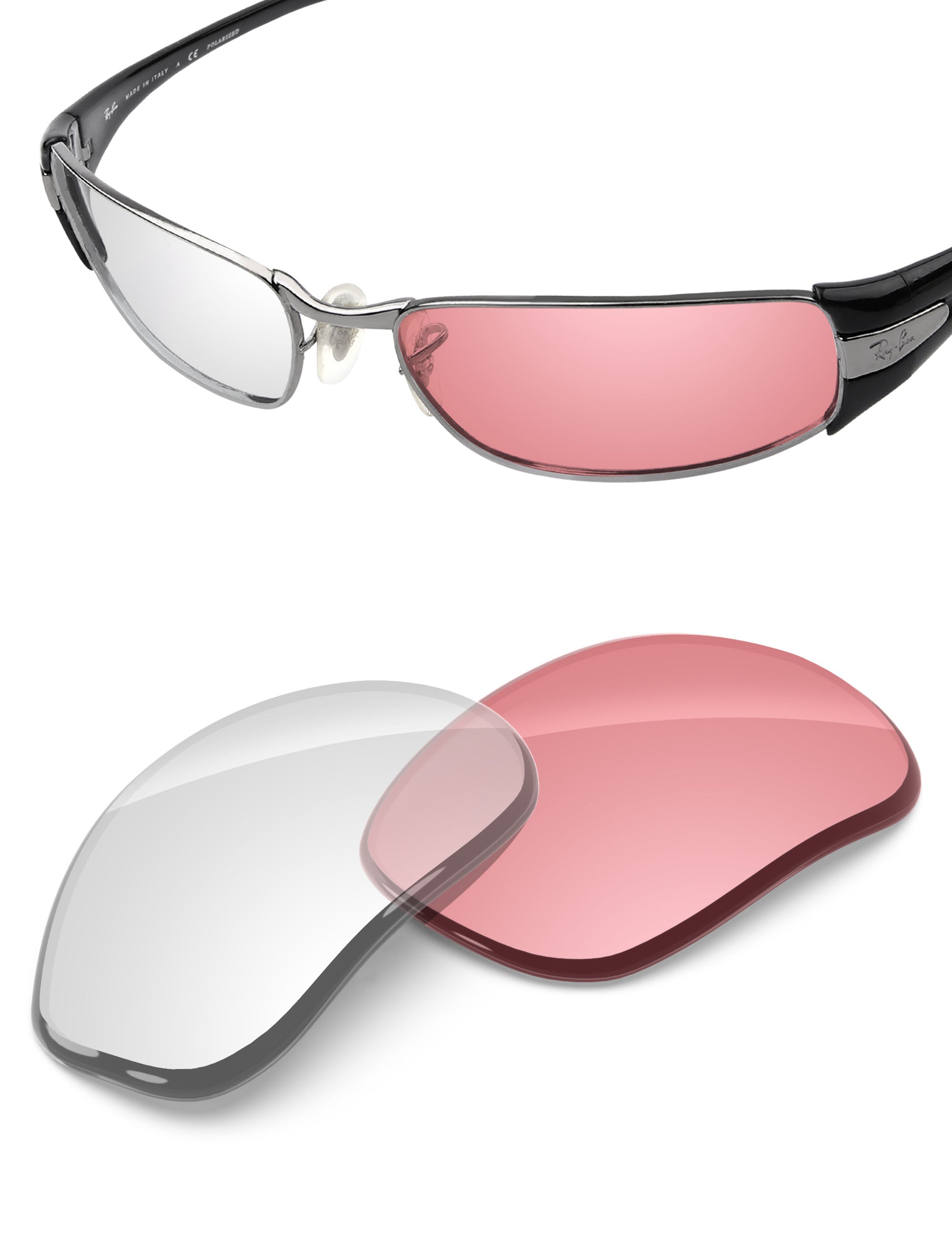 Adapt Pink Photochromic-Non-Polarized