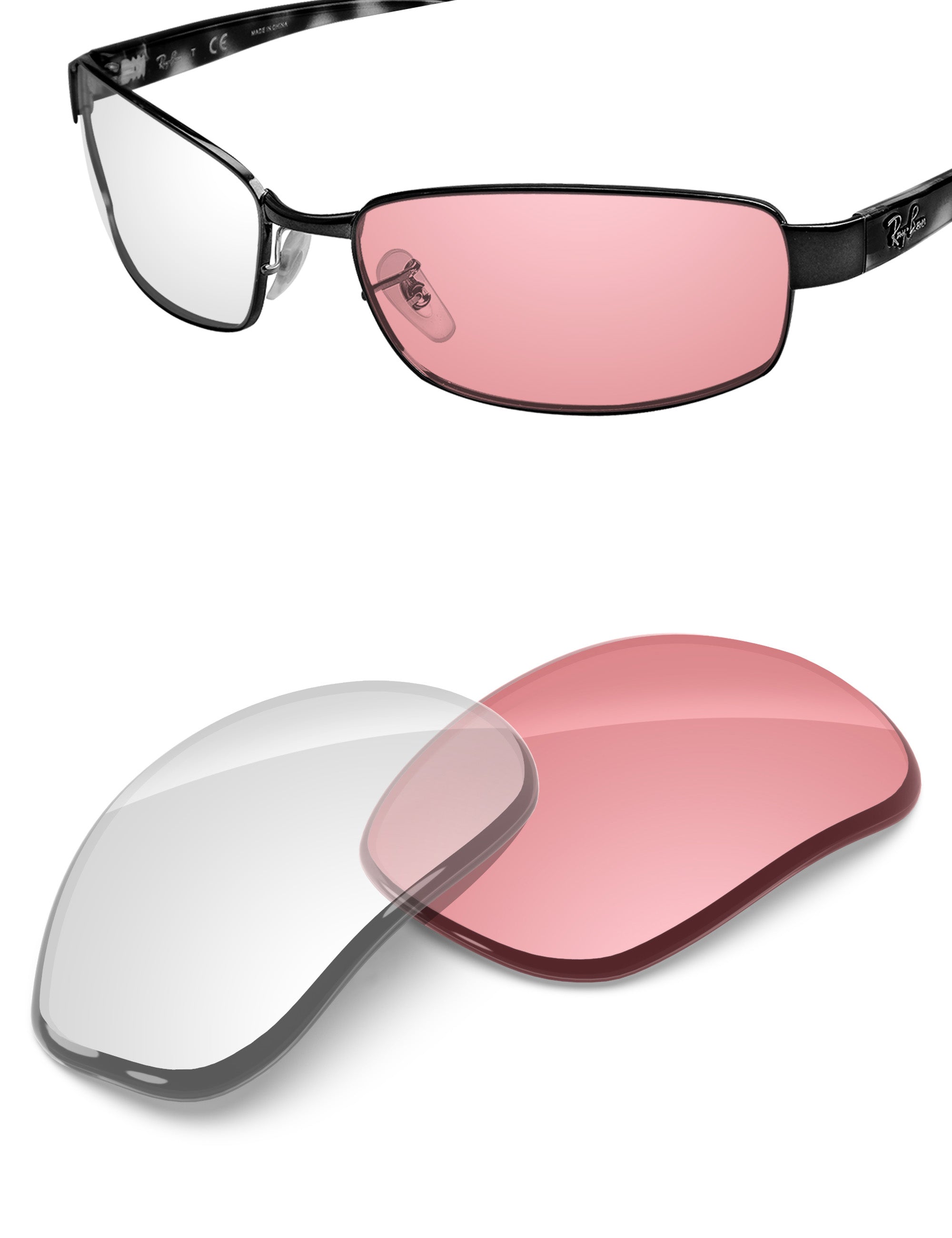 Adapt Pink Photochromic-Non-Polarized