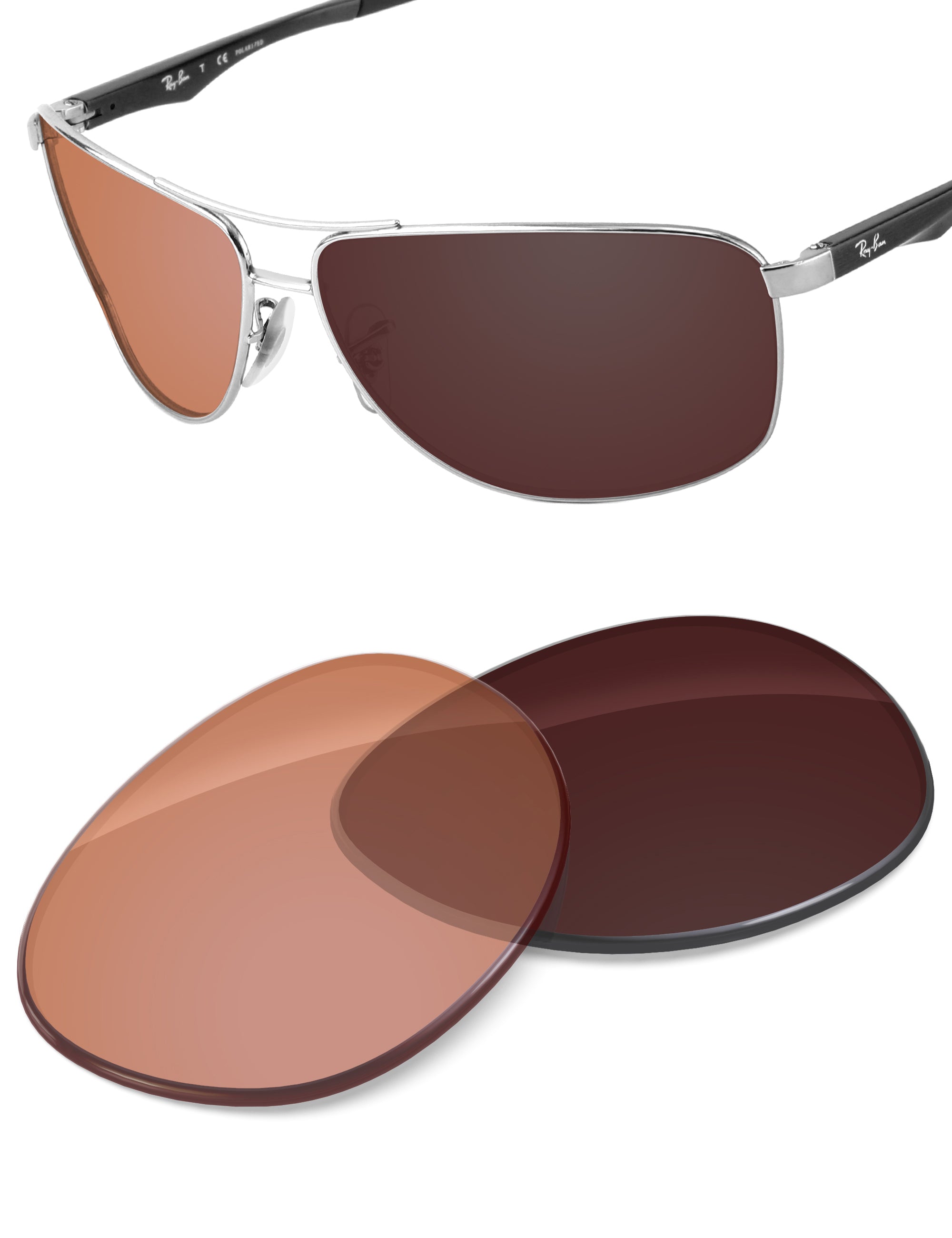 Orange Tint Photochromic-Non-Polarized