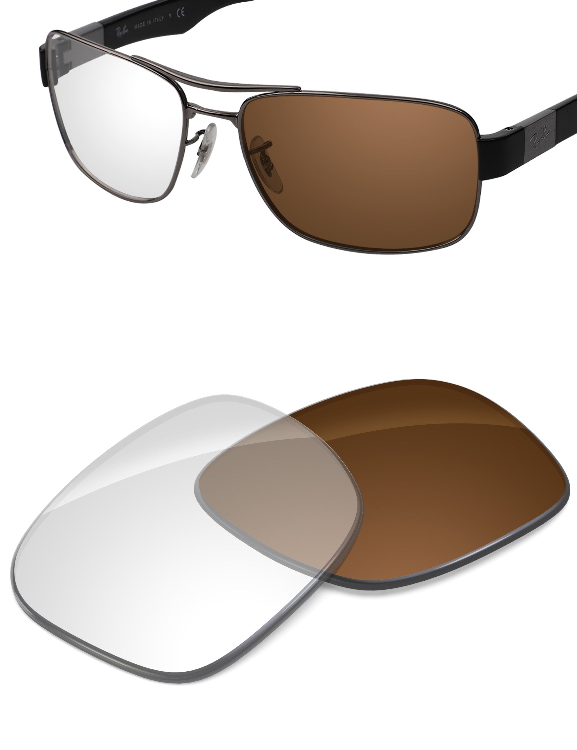 Adapt Brown Photochromic-Non-Polarized