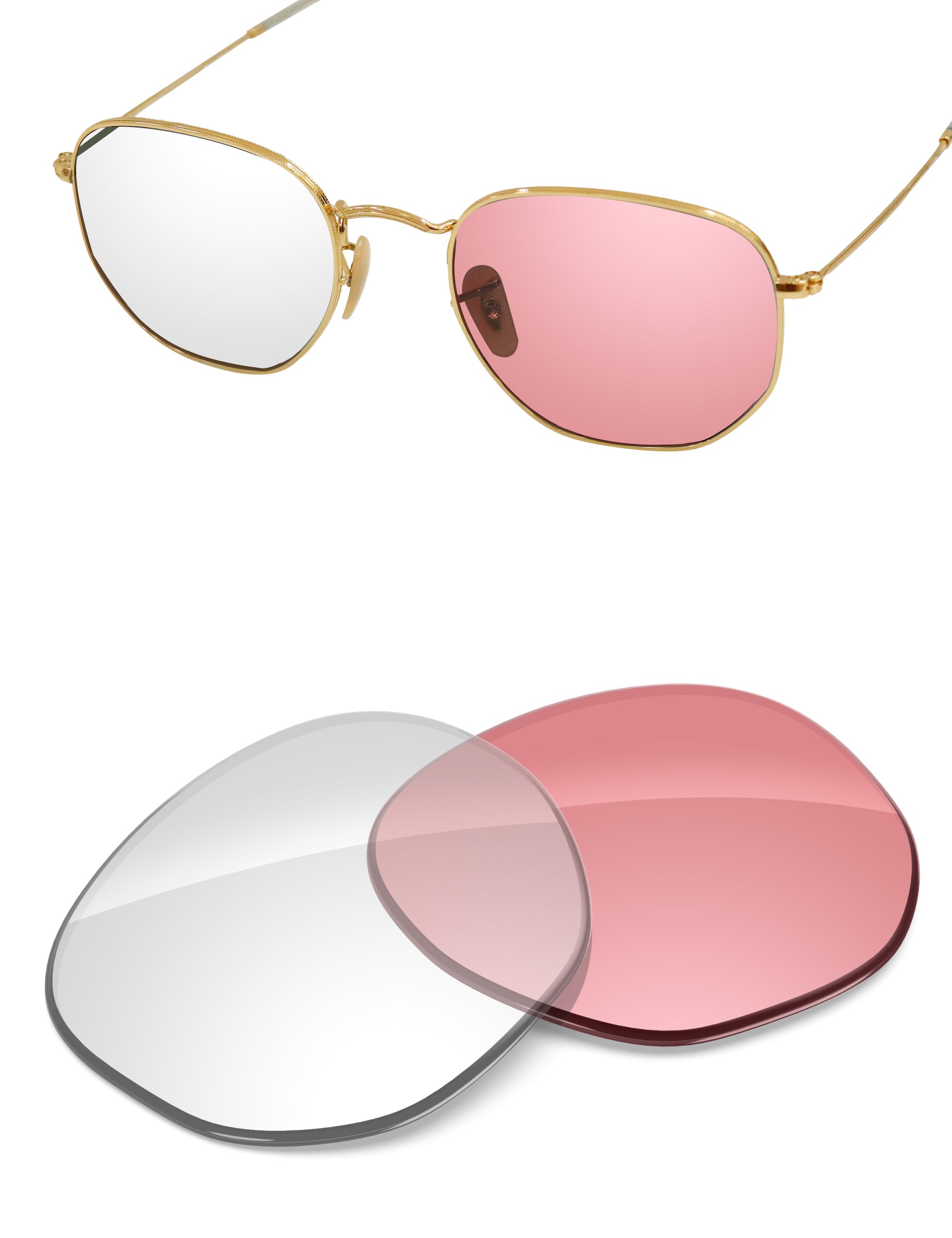 Adapt Pink Photochromic-Non-Polarized
