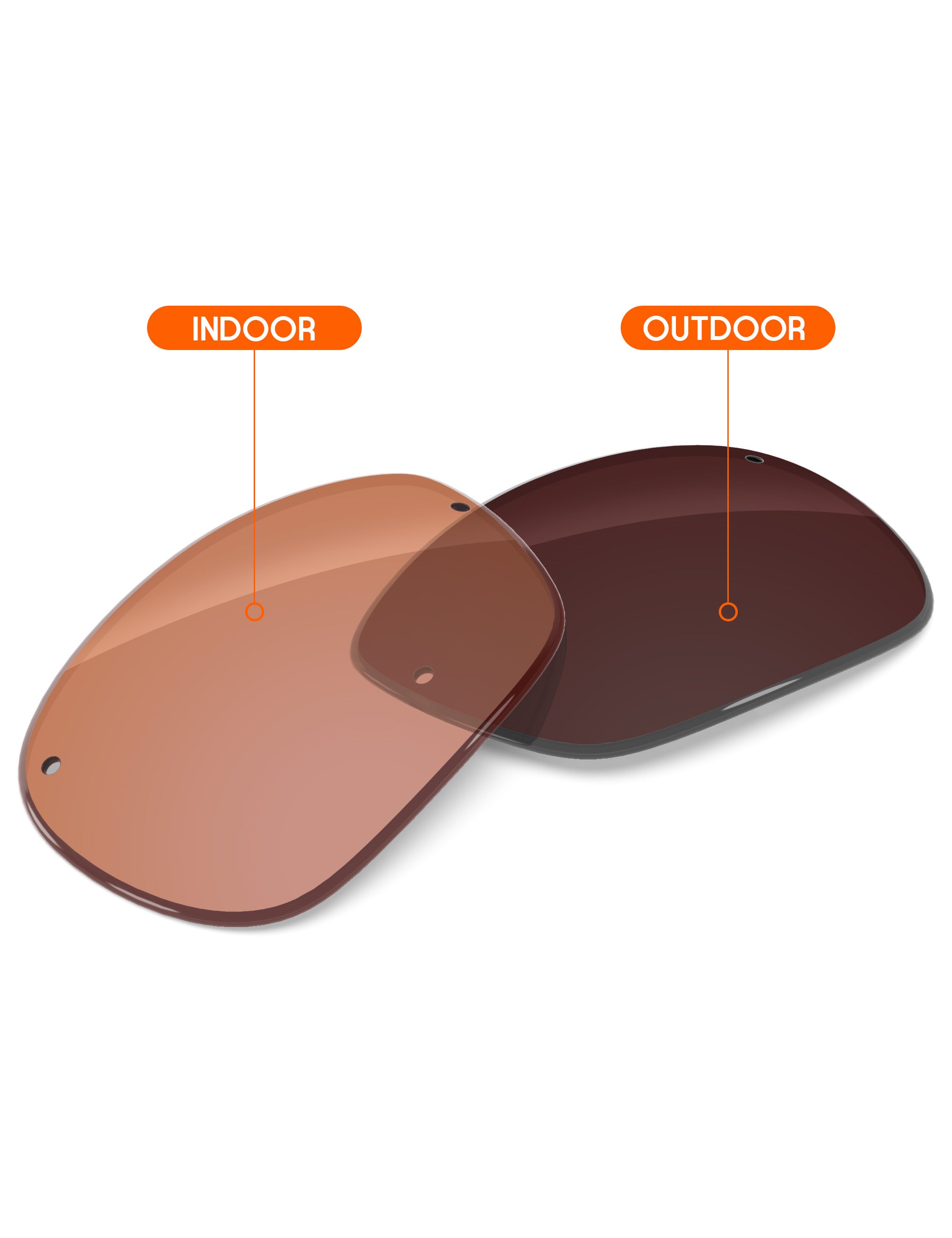 Orange Tint Photochromic-Non-Polarized