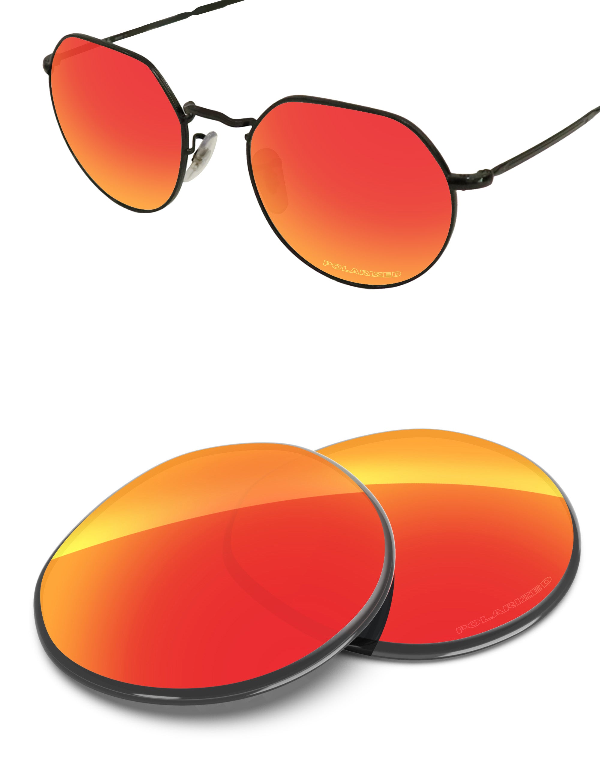 Fire Red FlashMirror™-Polarized