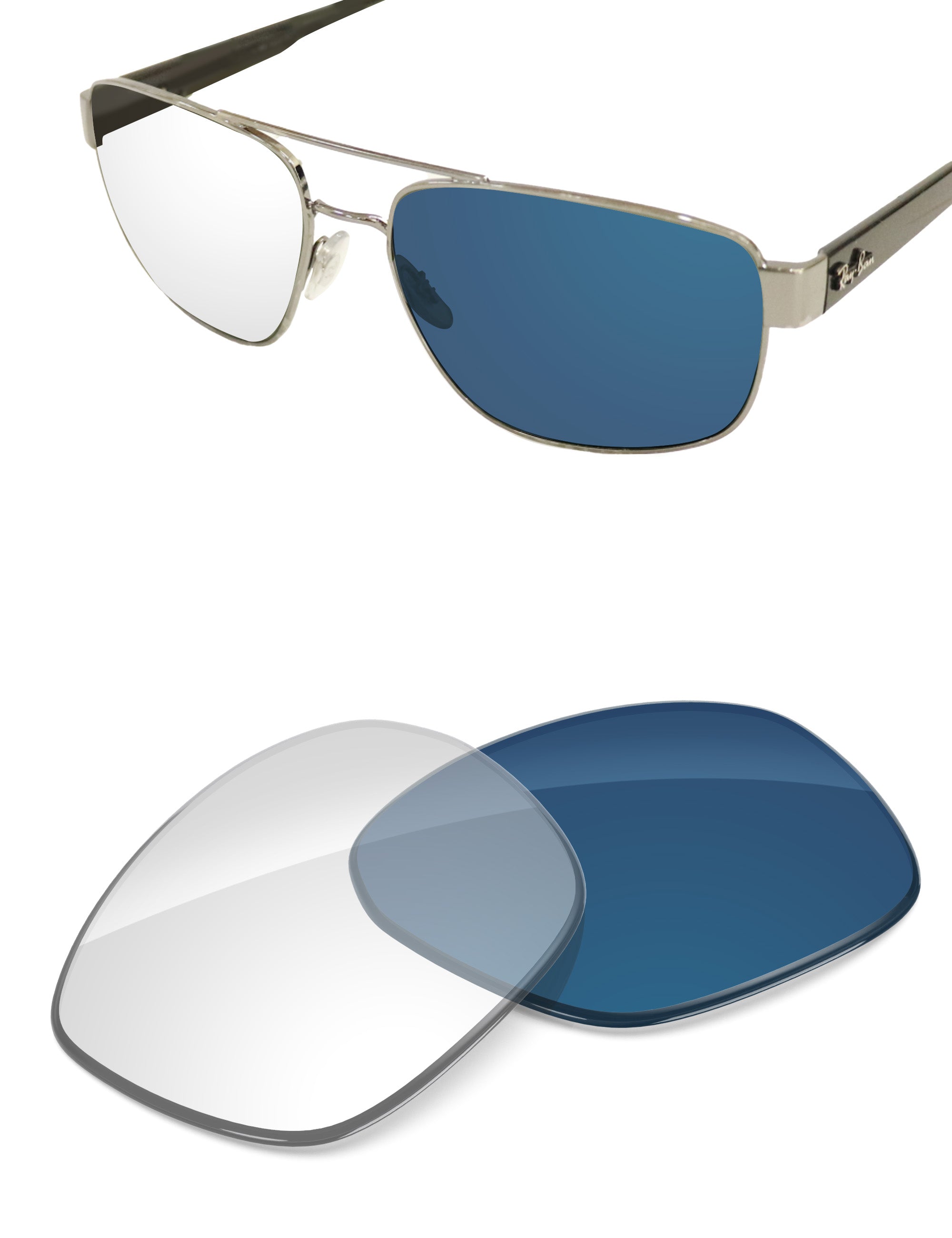 Adapt Blue Photochromic-Non-Polarized