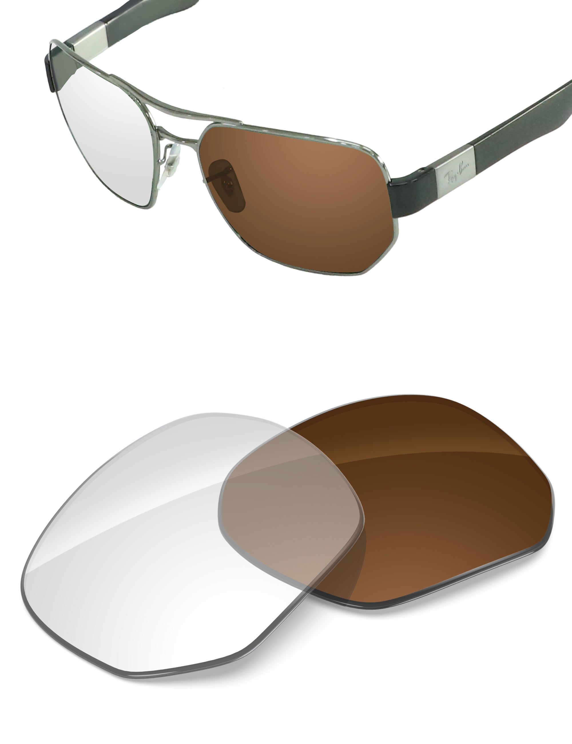 Adapt Brown Photochromic-Non-Polarized
