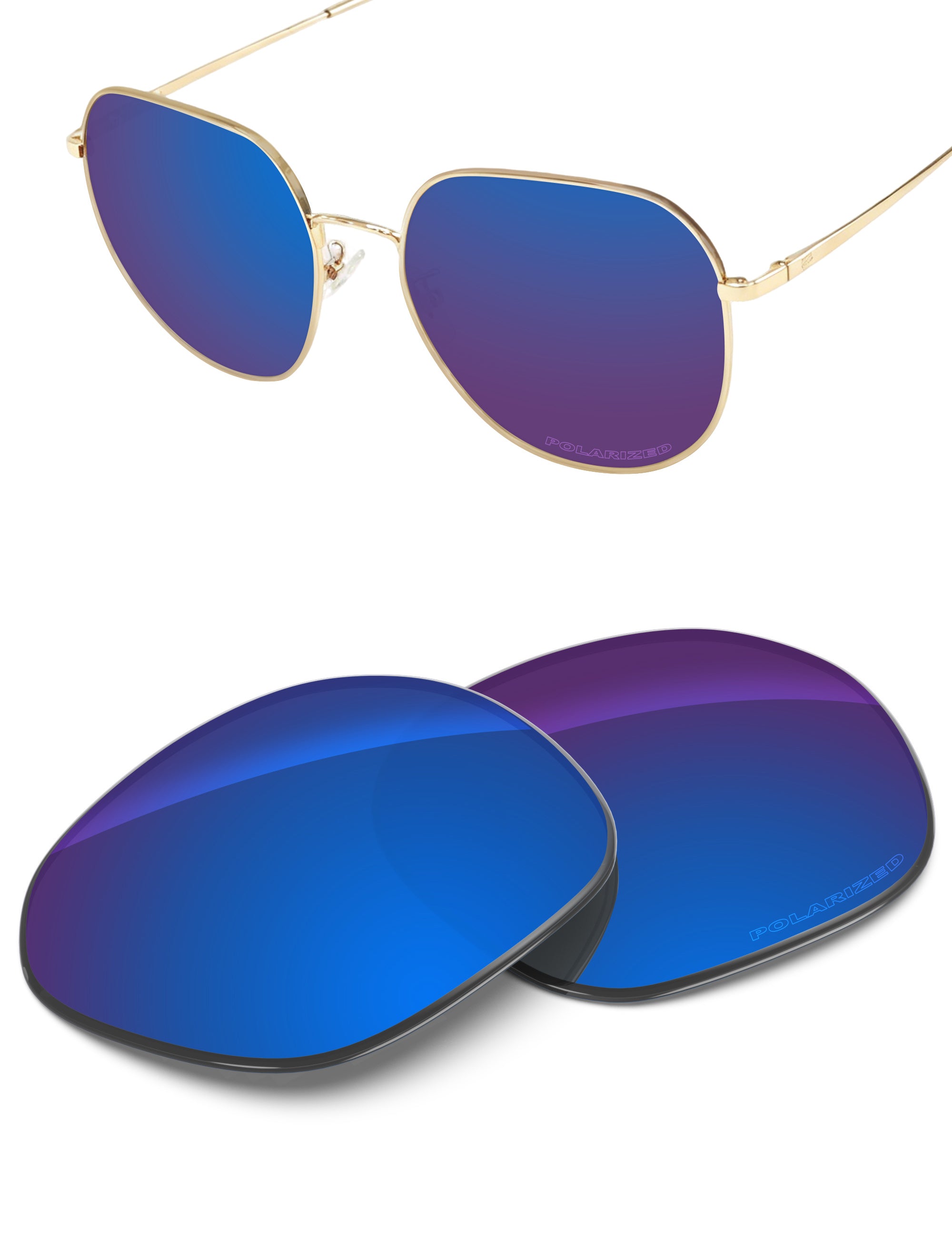 Sapphire Blue FlashMirror™-Polarized