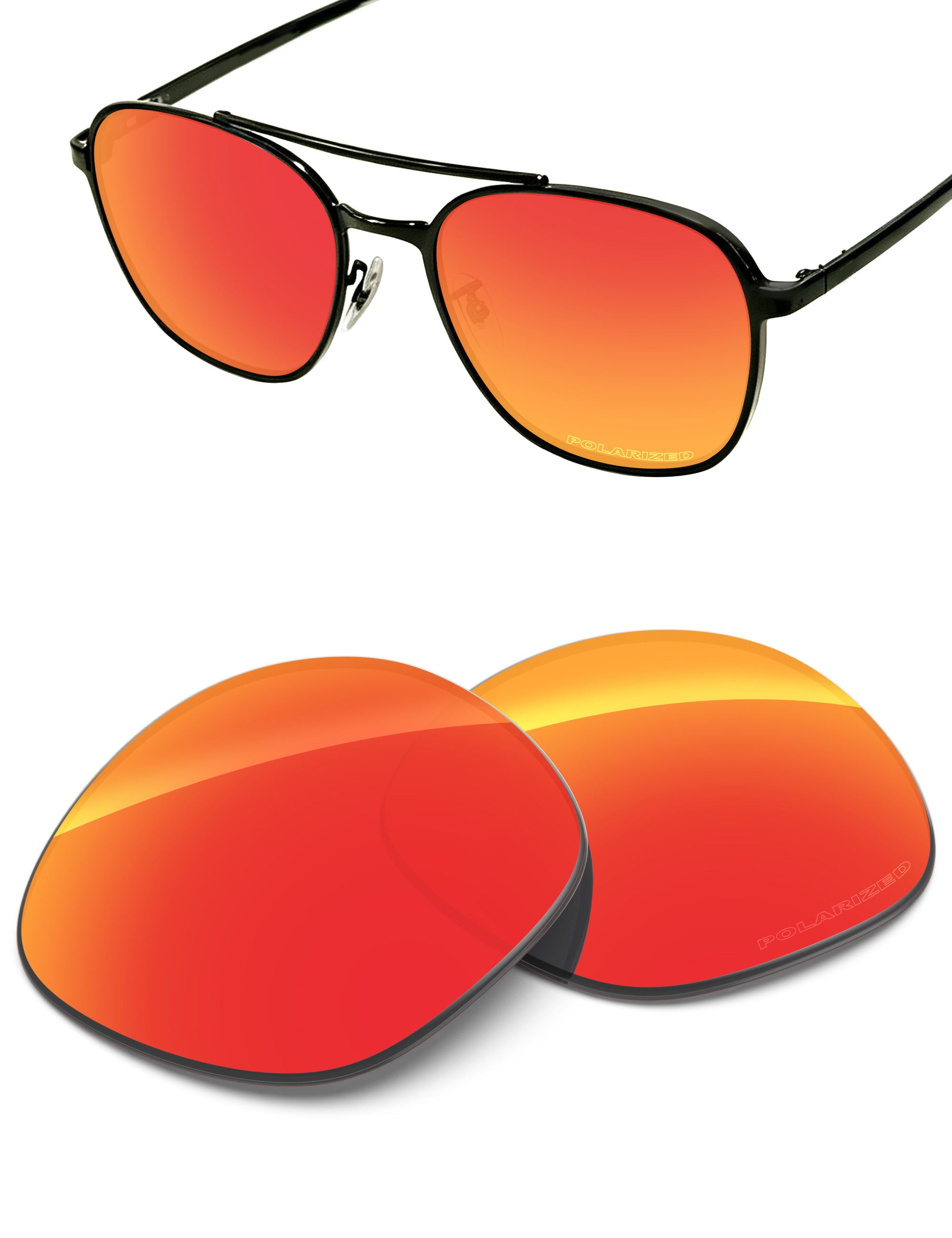 Fire Red FlashMirror™-Polarized