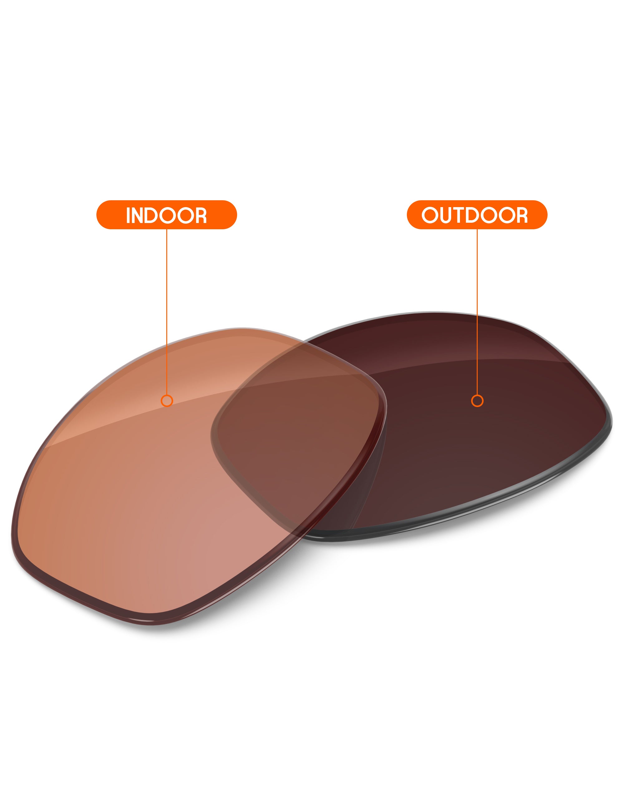 Orange Tint Photochromic-Non-Polarized