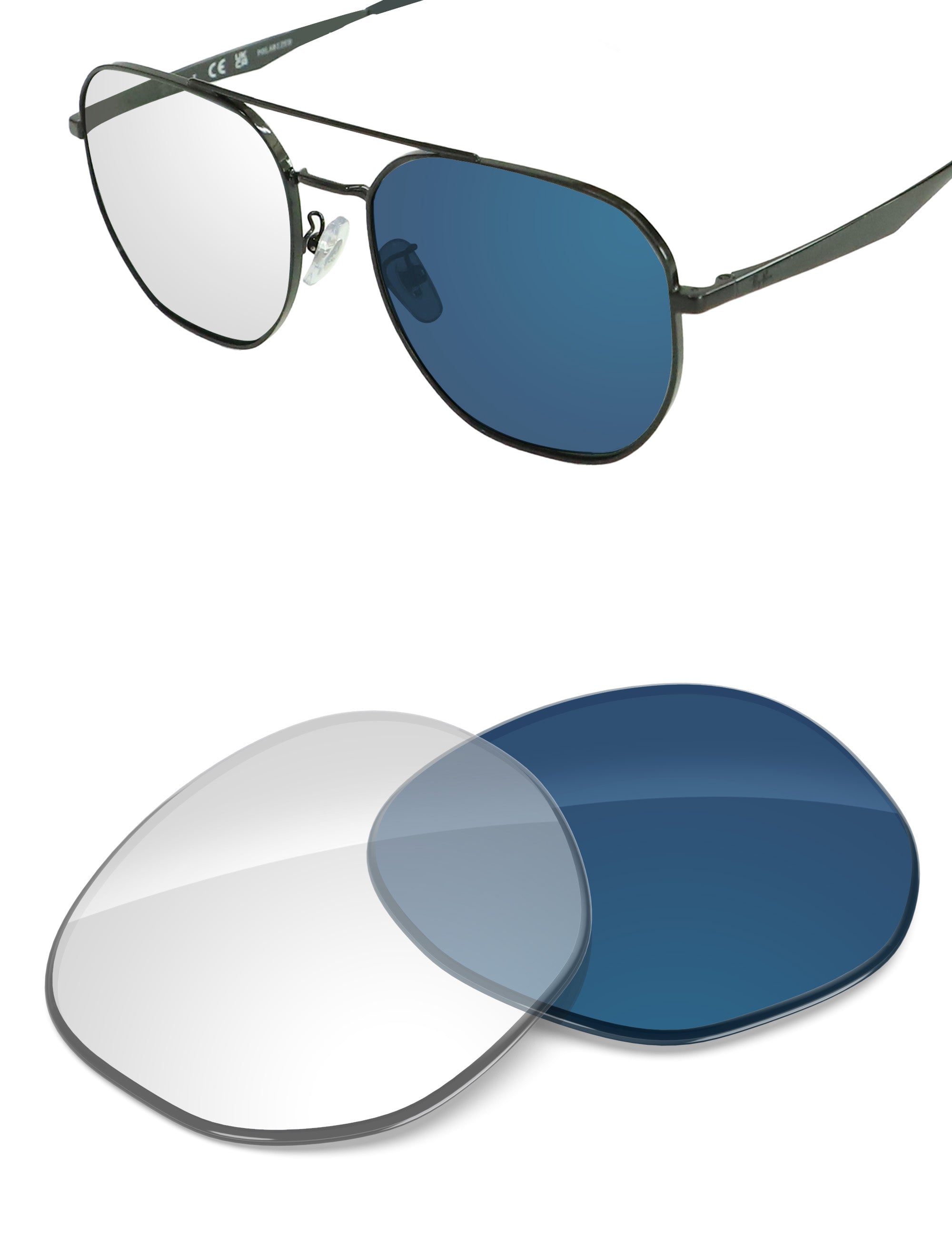 Adapt Blue Photochromic-Non-Polarized