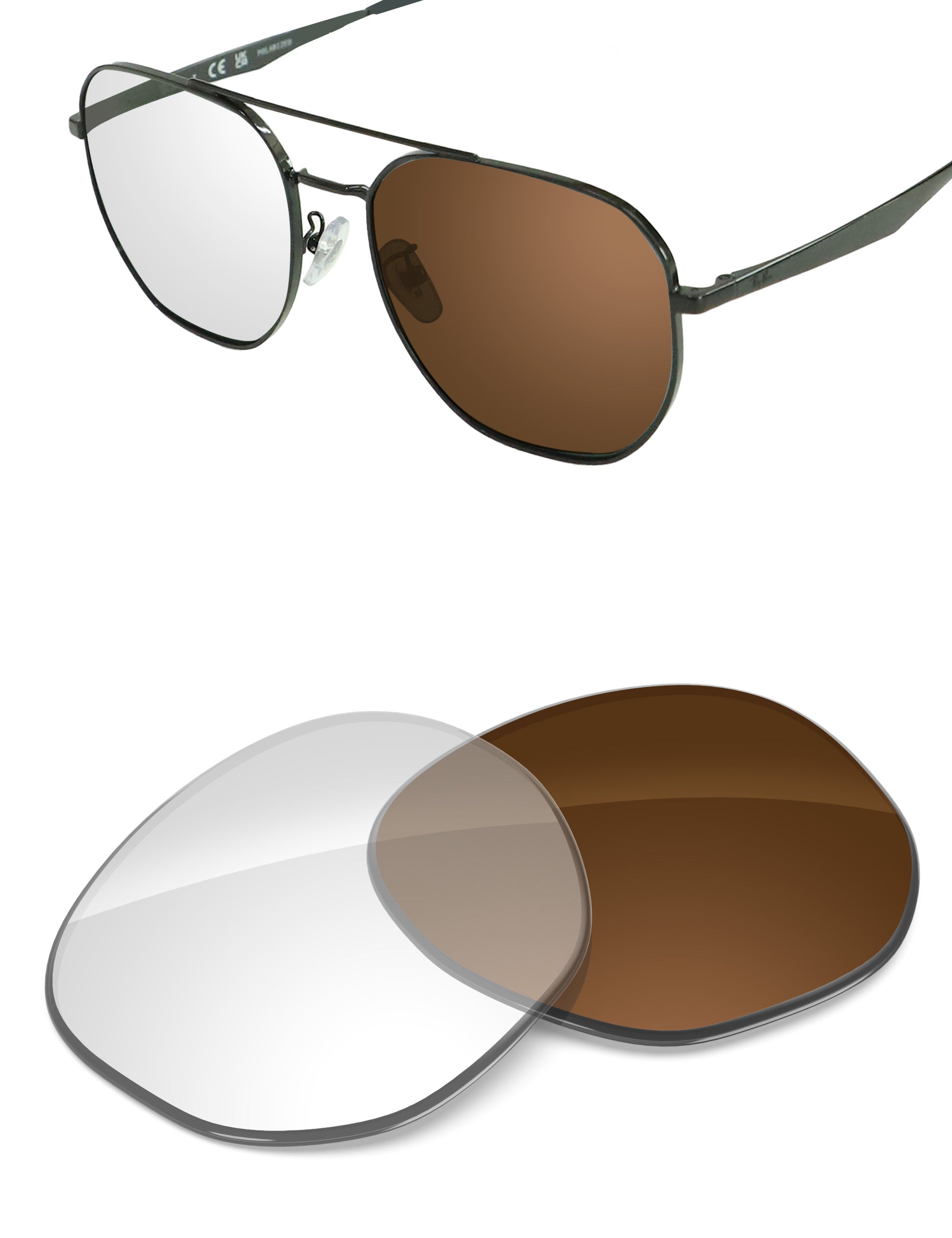 Adapt Brown Photochromic-Non-Polarized