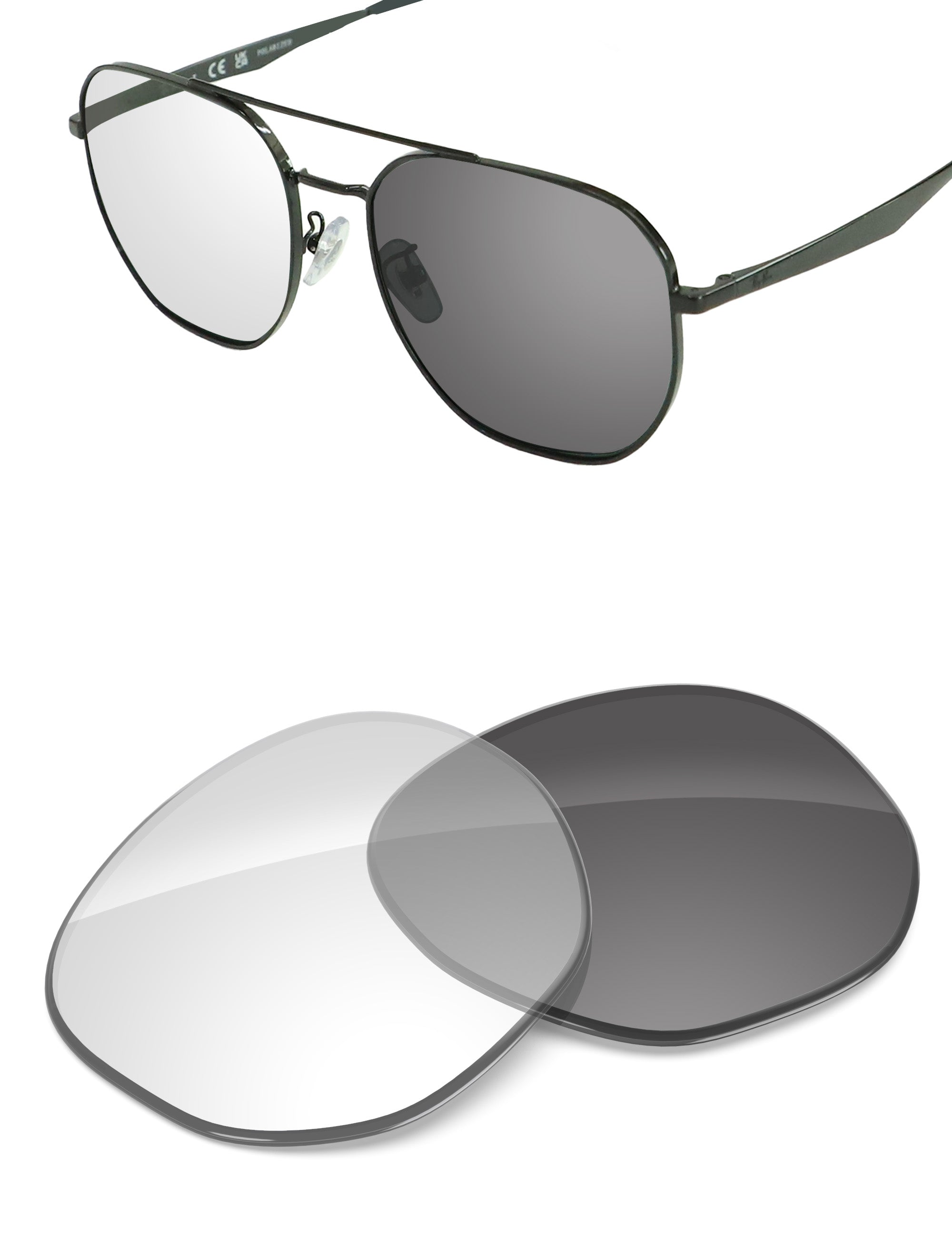 Adapt Gray Photochromic-Non-Polarized