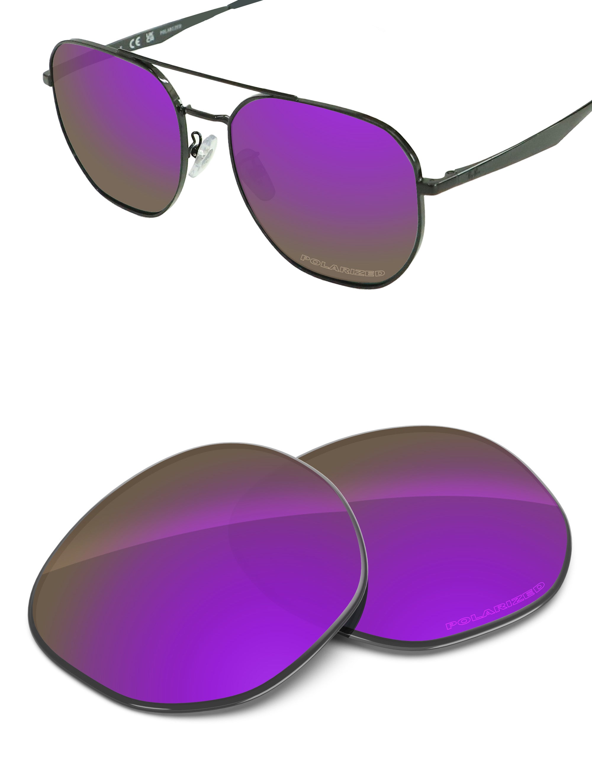 Plum Purple FlashMirror™-Polarized