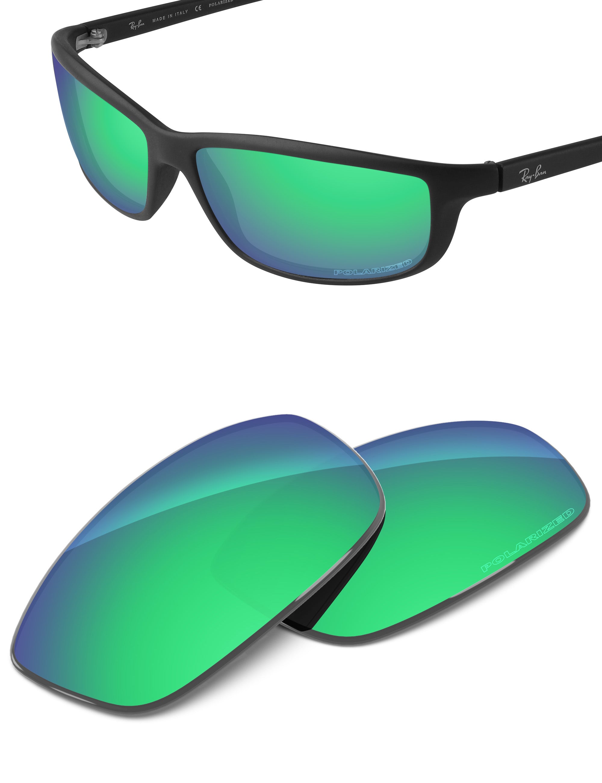 Emerald Green FlashMirror™-Polarized