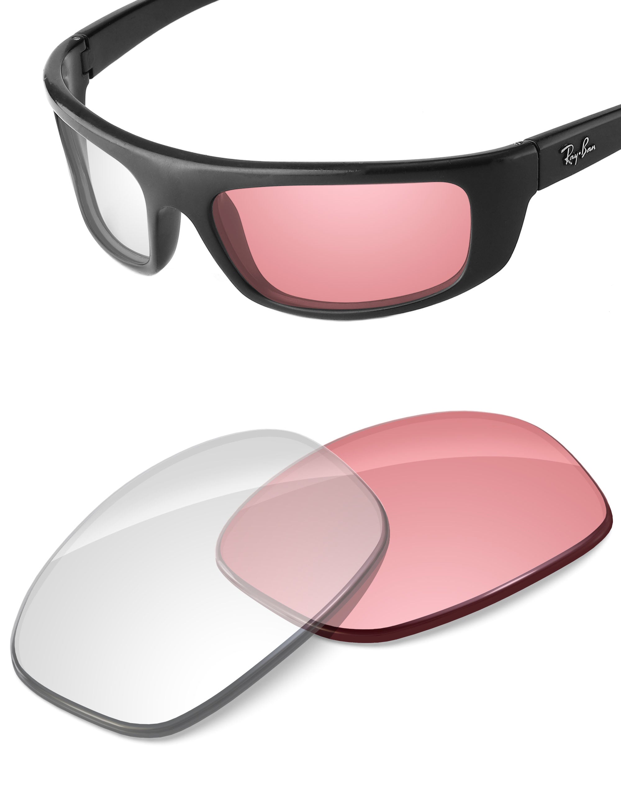 Adapt Pink Photochromic-Non-Polarized