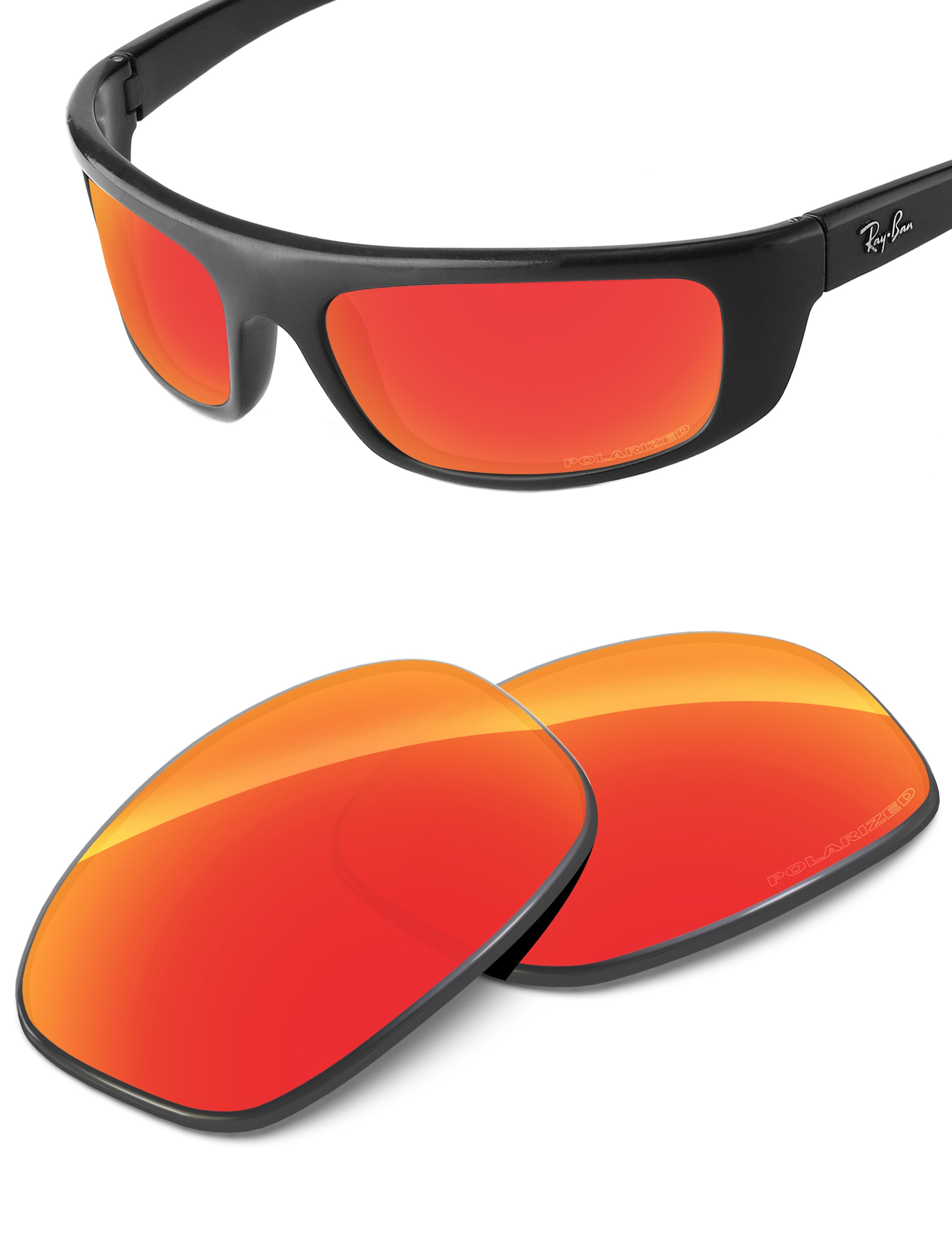 Fire Red FlashMirror™-Polarized