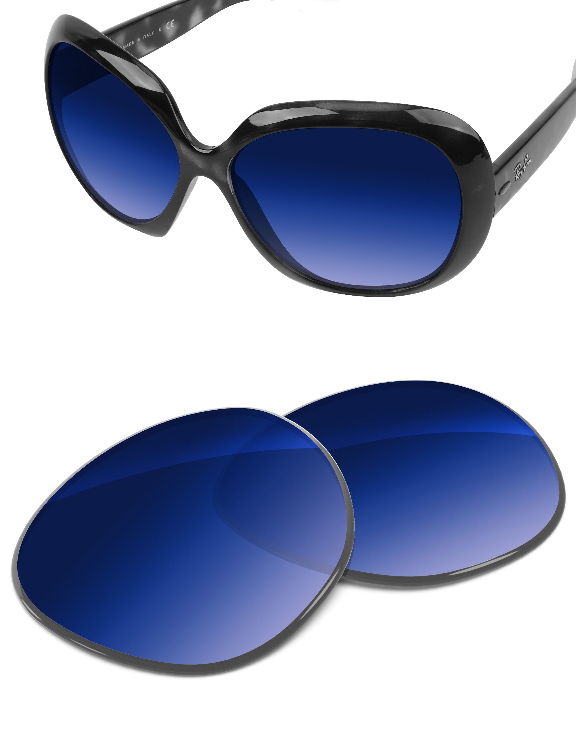 Aqua Blue Gradient-Non-Polarized