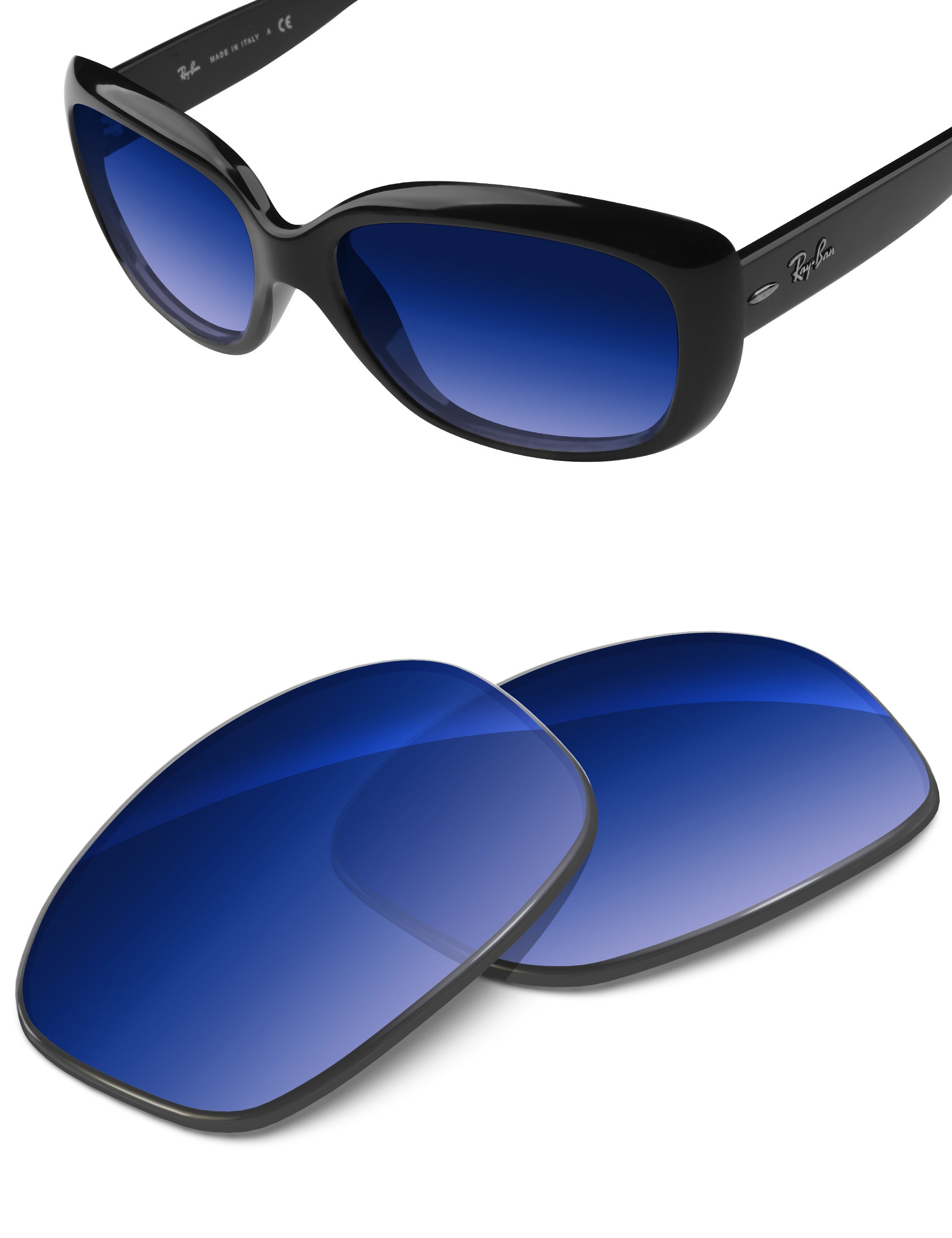 Aqua Blue Gradient-Non-Polarized