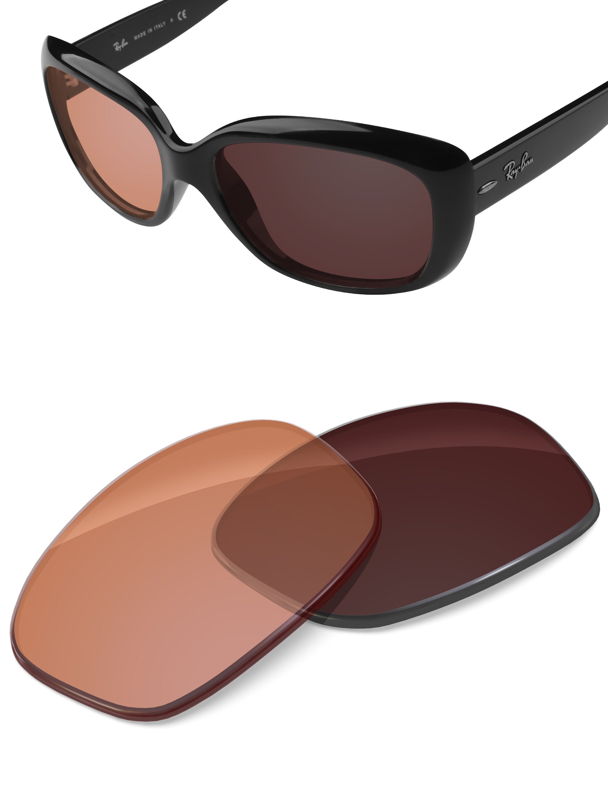 Orange Tint Photochromic-Non-Polarized