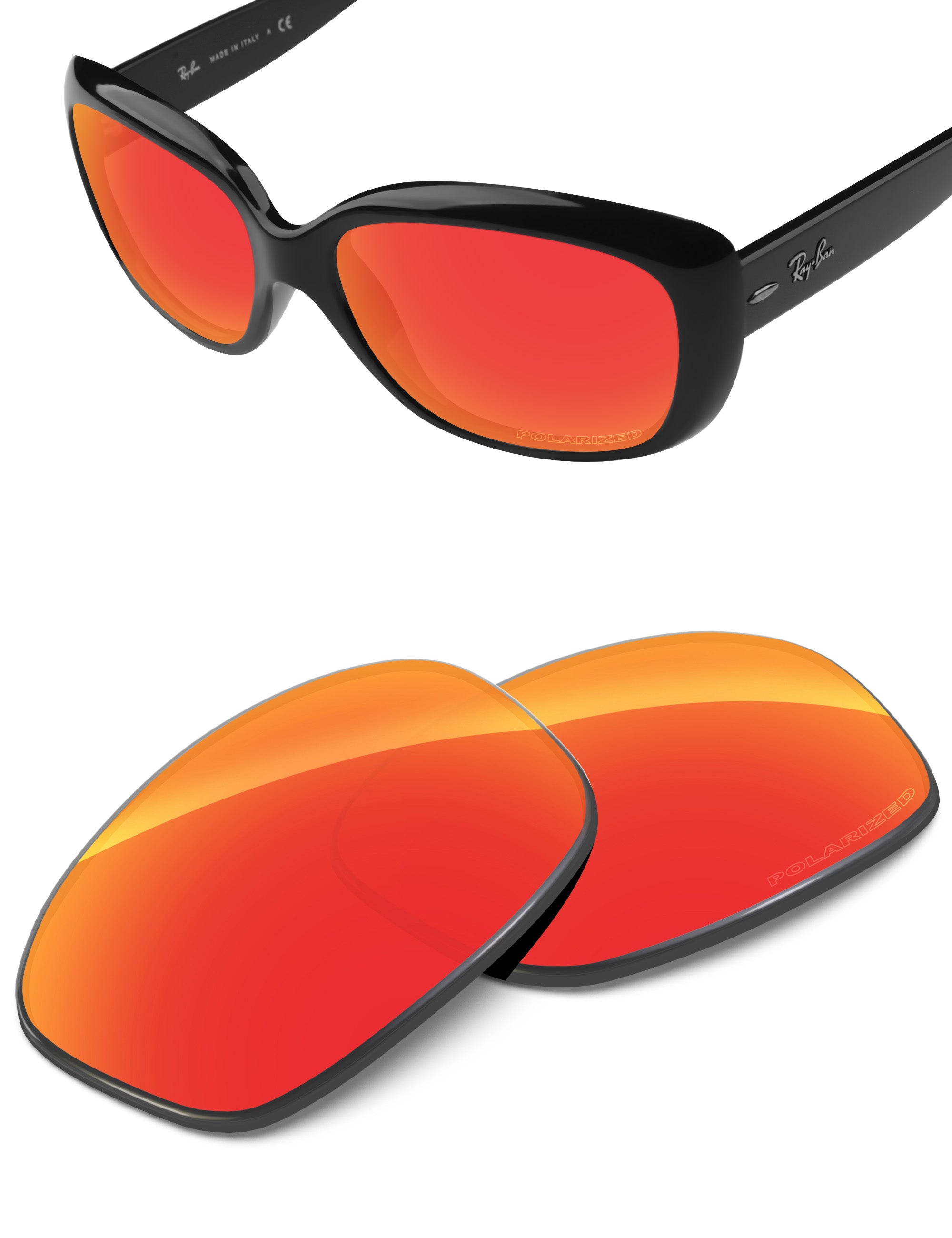 Fire Red FlashMirror™-Polarized