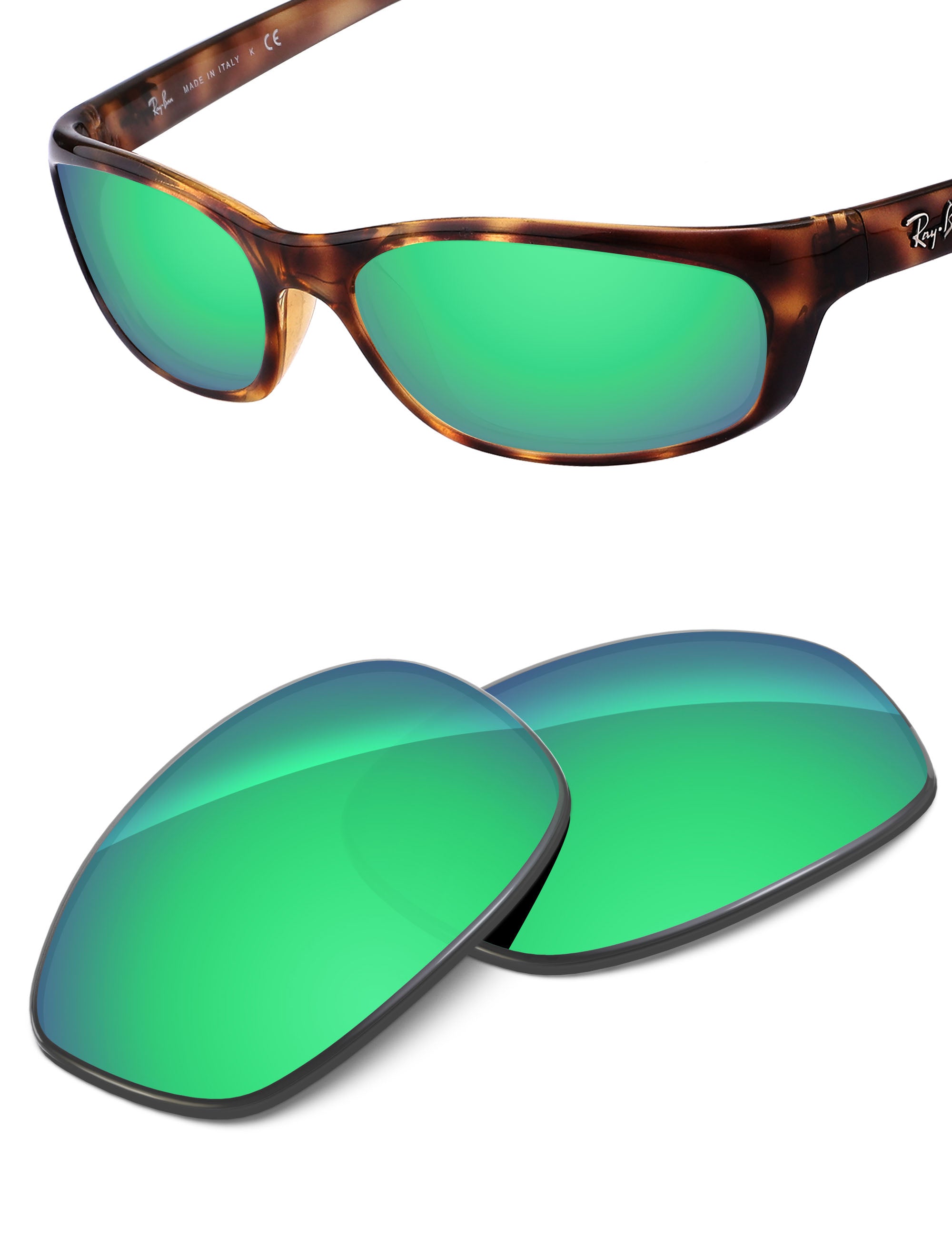 Emerald Green FlashMirror™-Non-Polarized