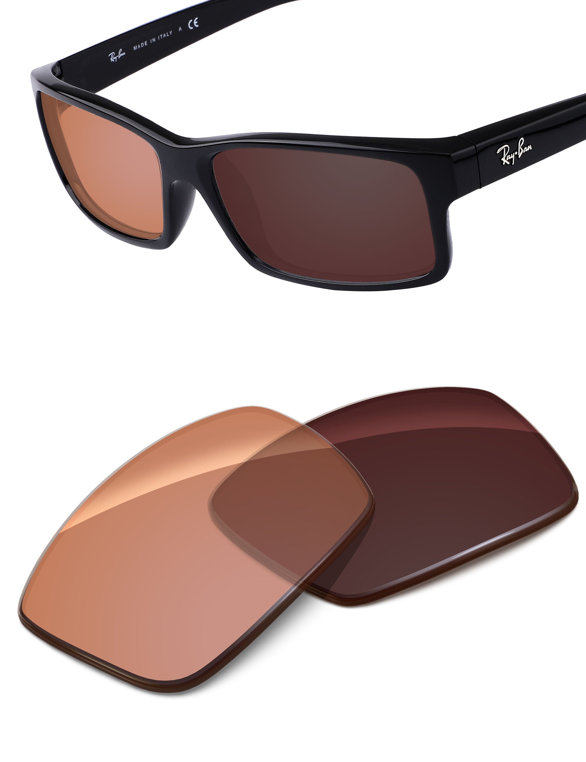 Orange Tint Photochromic-Non-Polarized