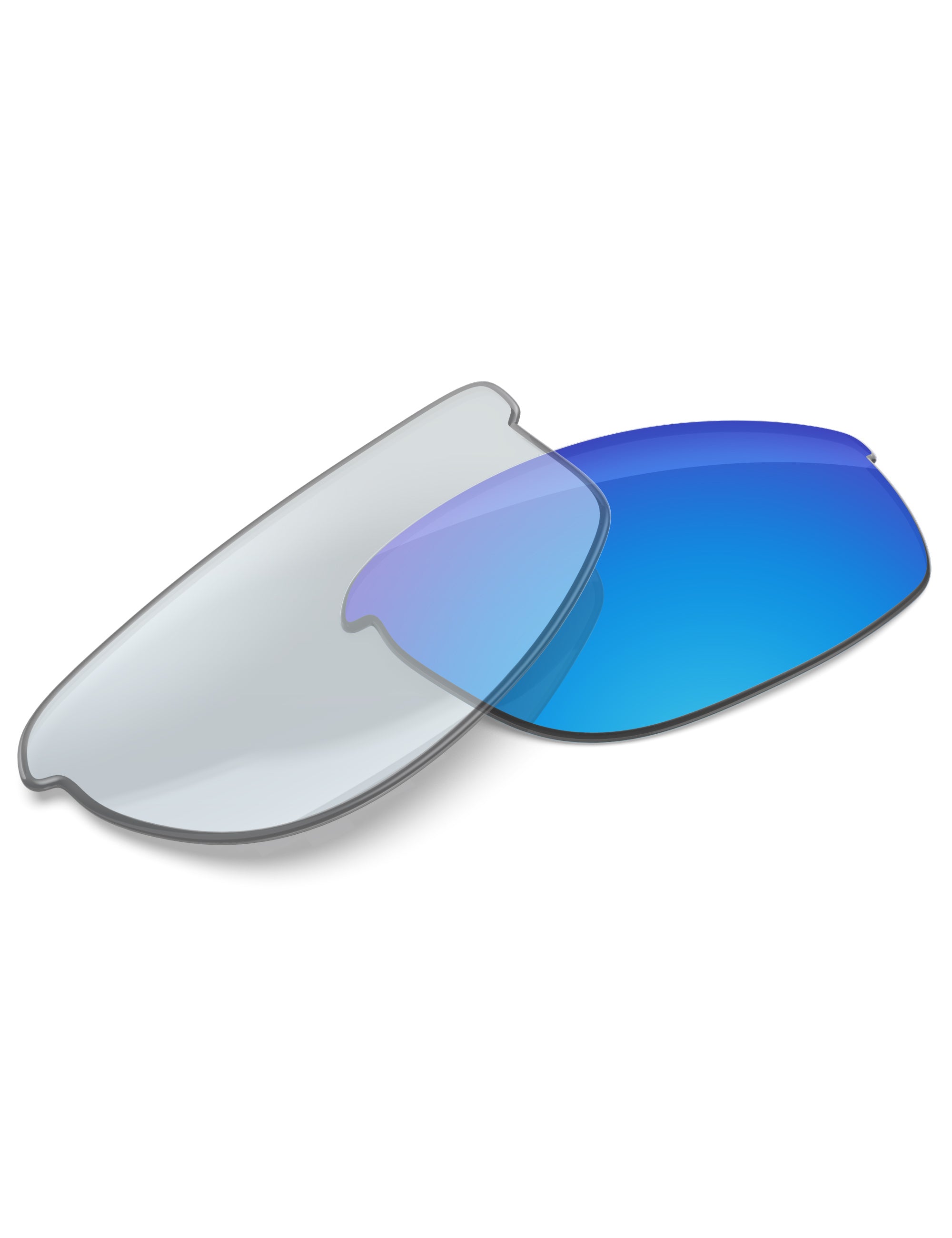 Sky Blue FlashMirror™ Photochromic-Non-Polarized