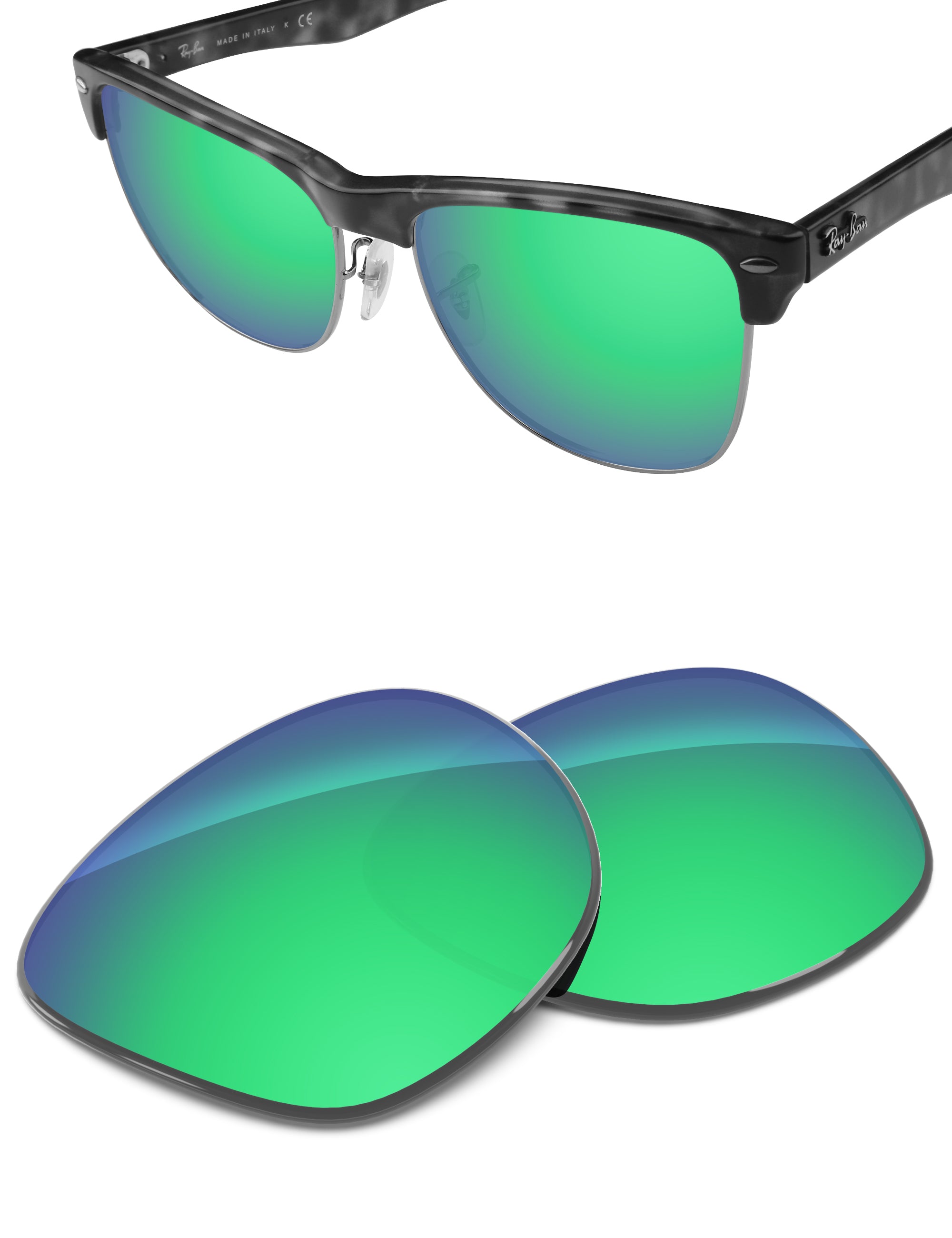 Emerald Green FlashMirror™-Non-Polarized