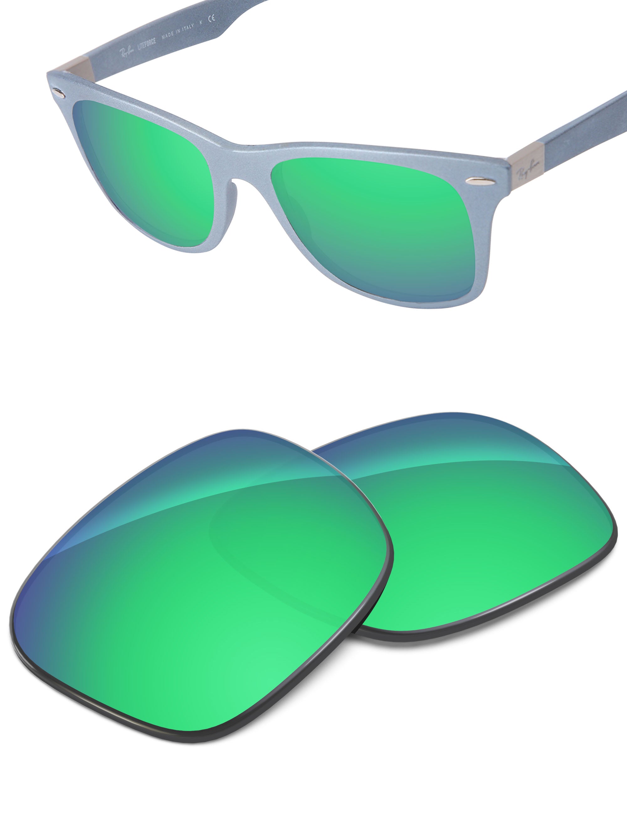 Emerald Green FlashMirror™-Non-Polarized
