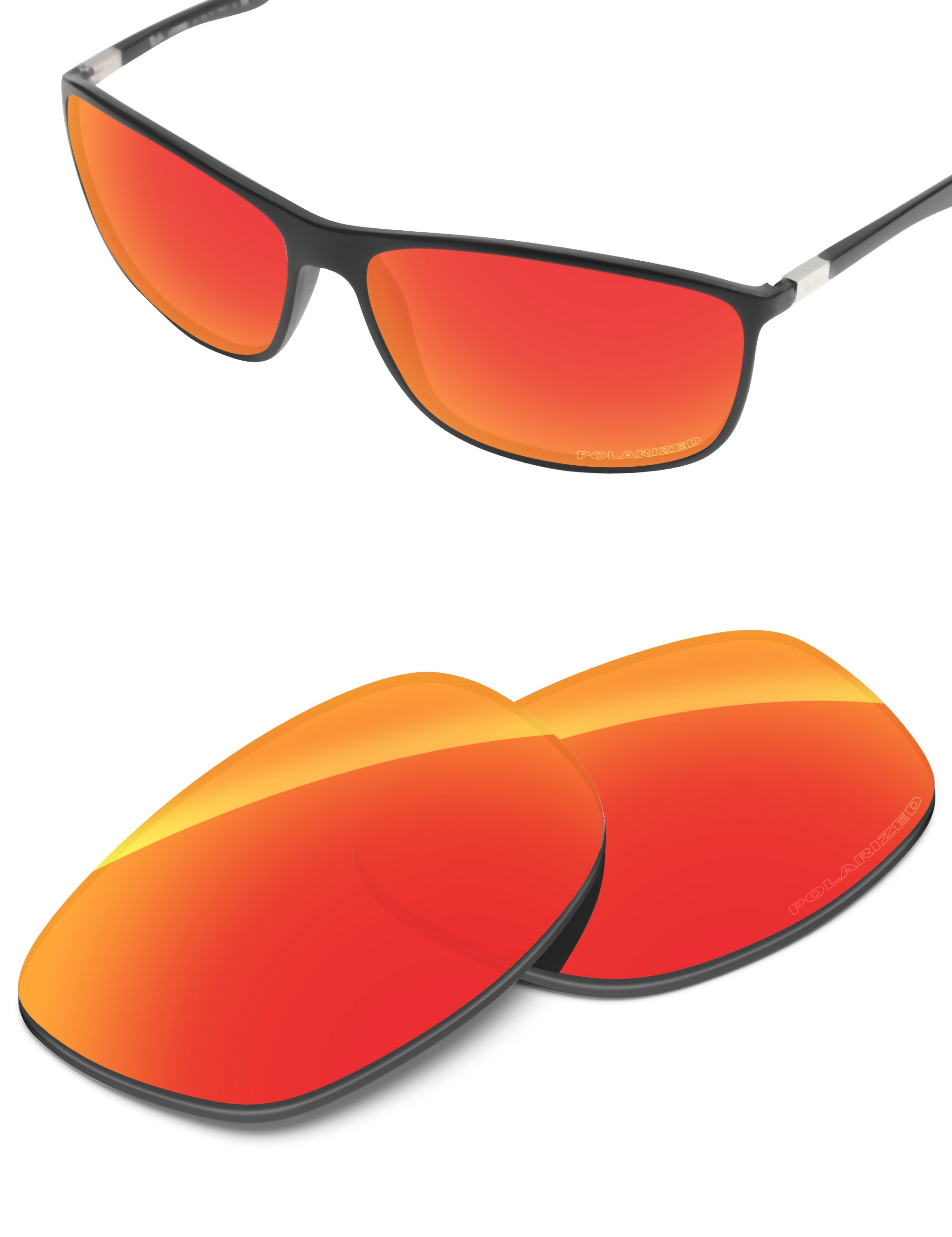 Fire Red FlashMirror™-Polarized