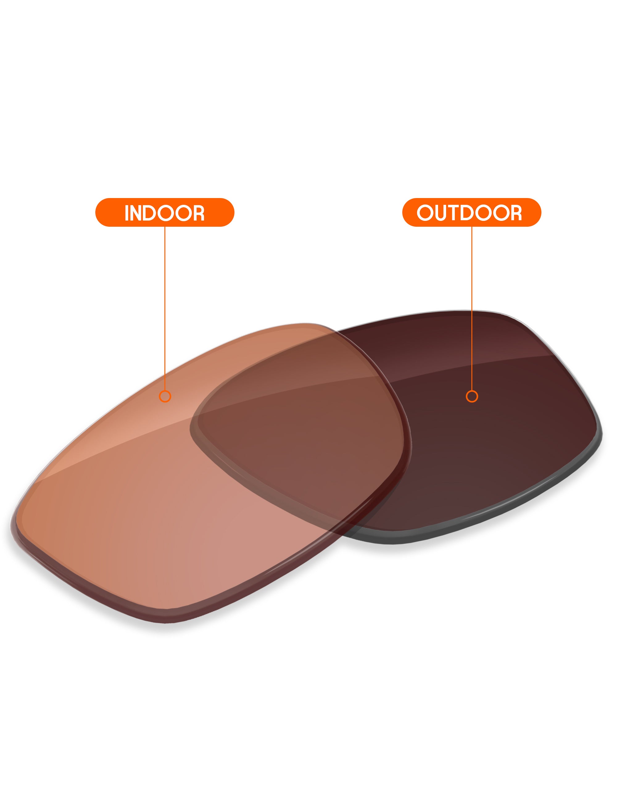 Orange Tint Photochromic-Non-Polarized