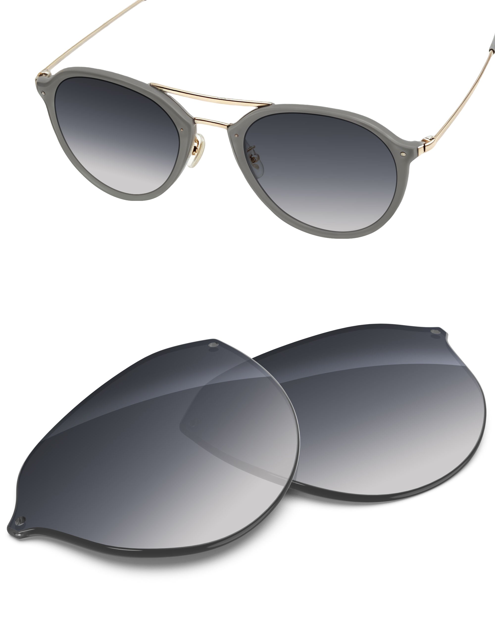 Gray Gradient-Non-Polarized