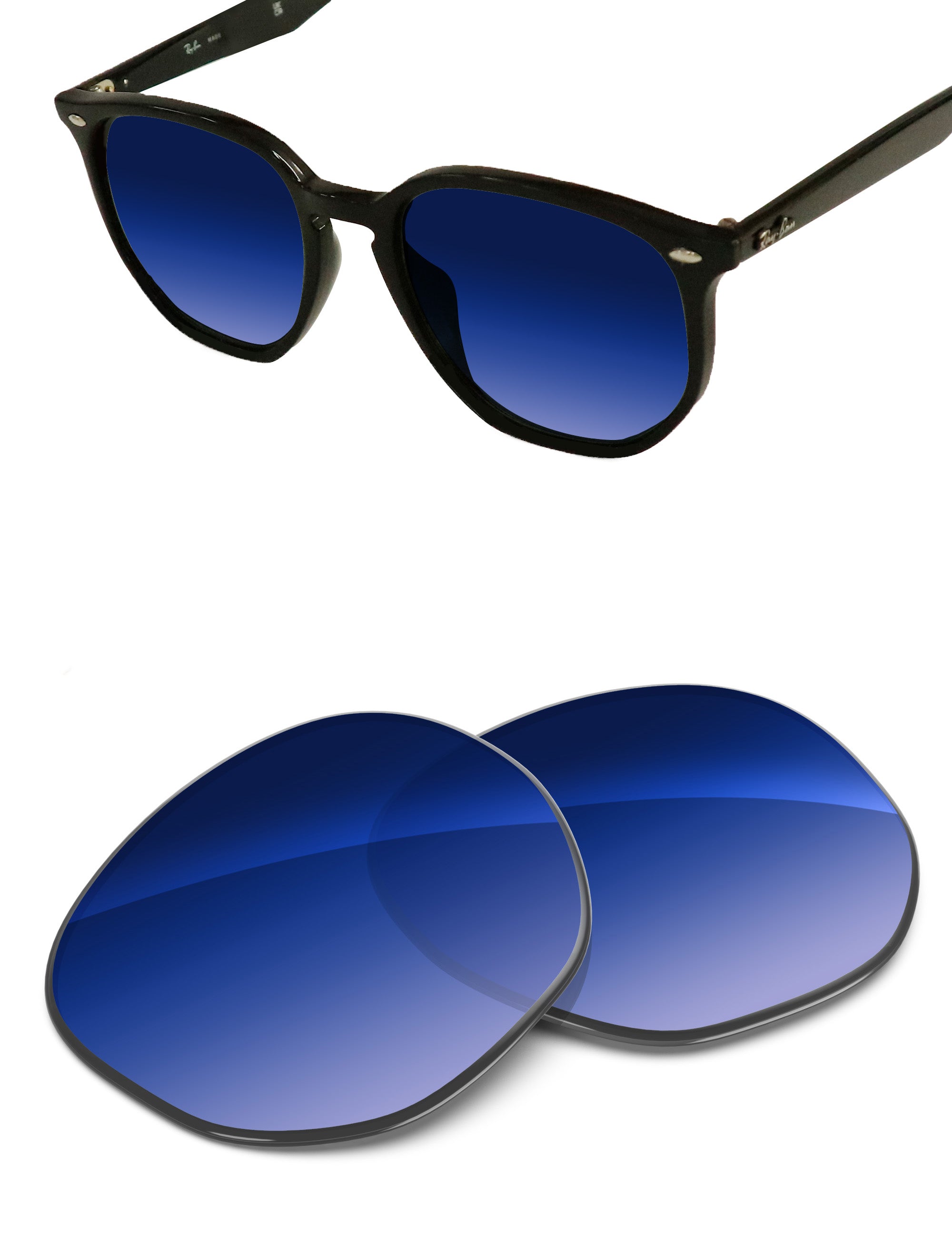 Aqua Blue Gradient-Non-Polarized