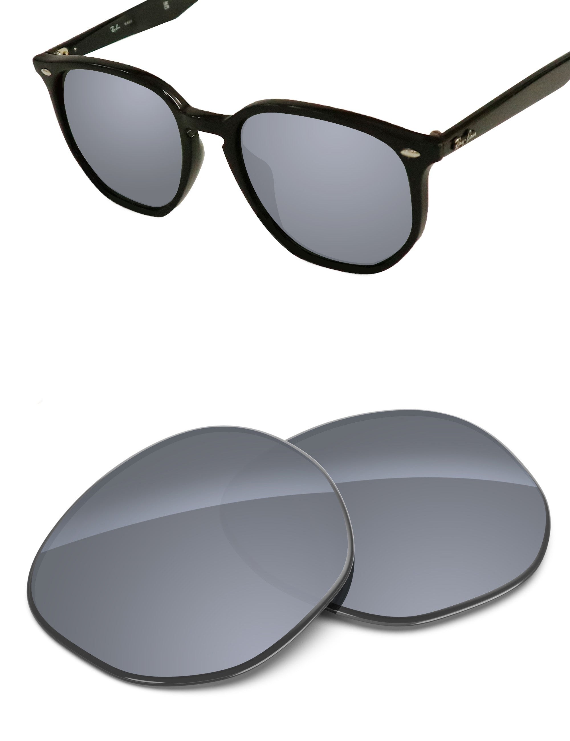 Silver Metallic FlashMirror™-Non-Polarized