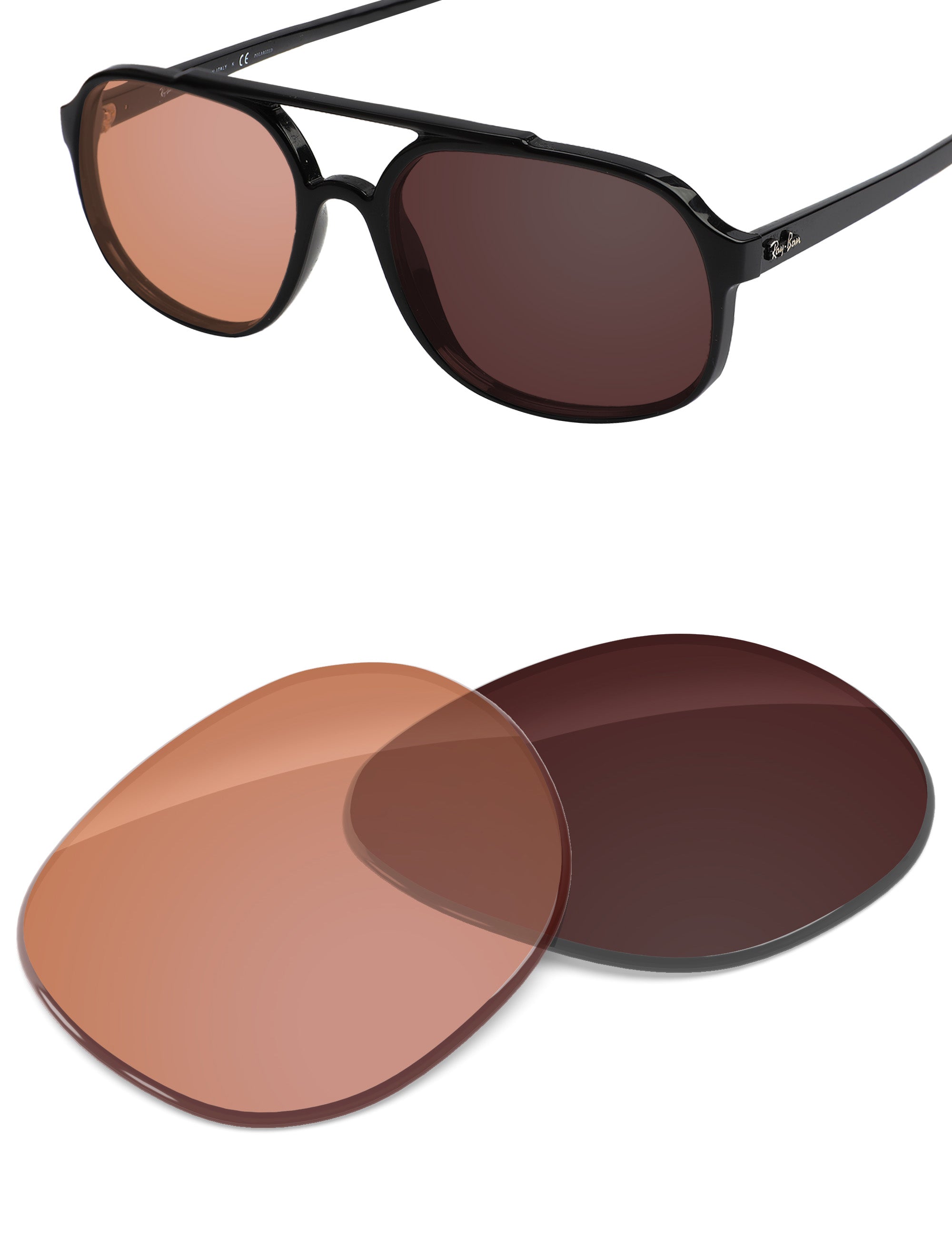 Orange Tint Photochromic-Non-Polarized