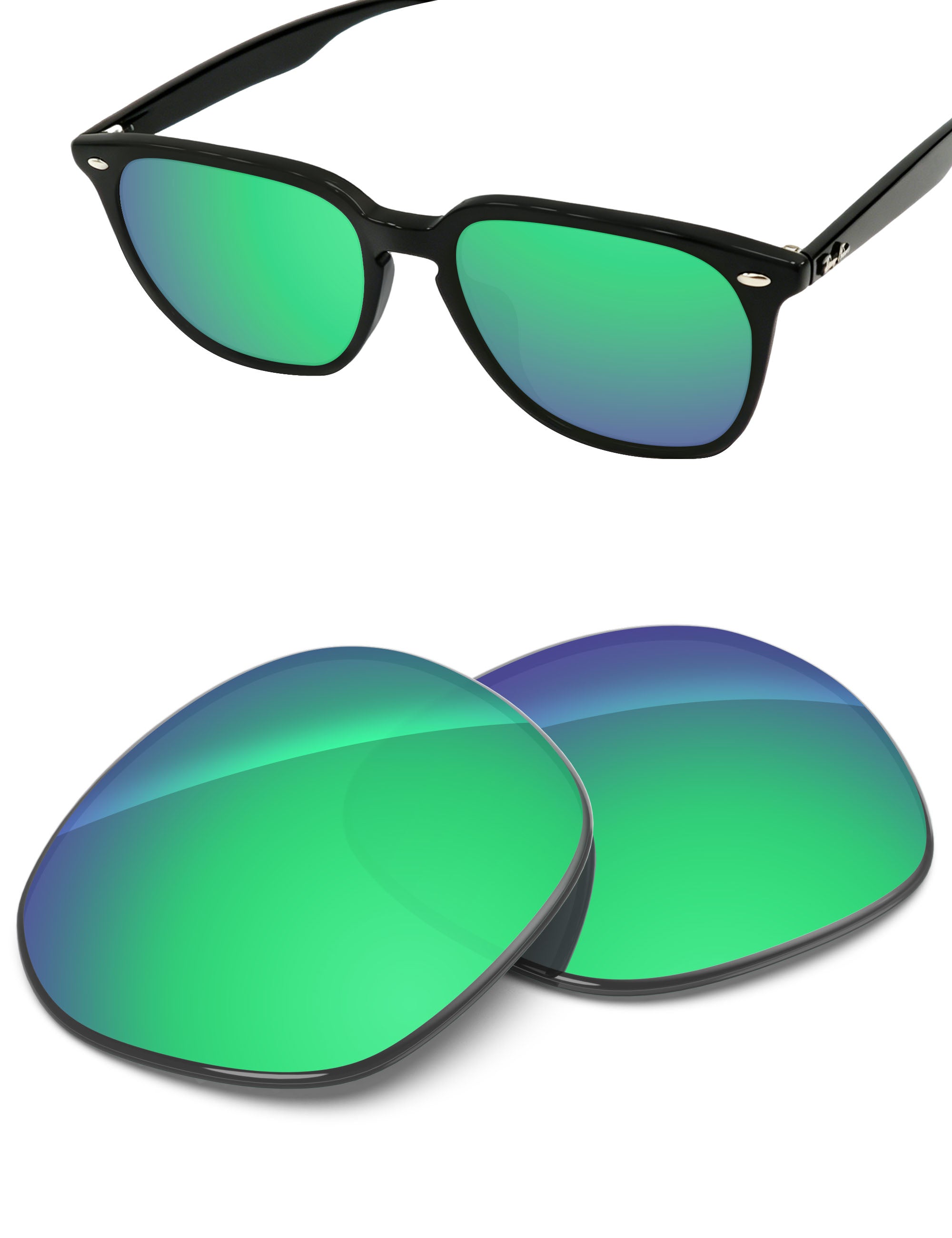 Emerald Green FlashMirror™-Non-Polarized