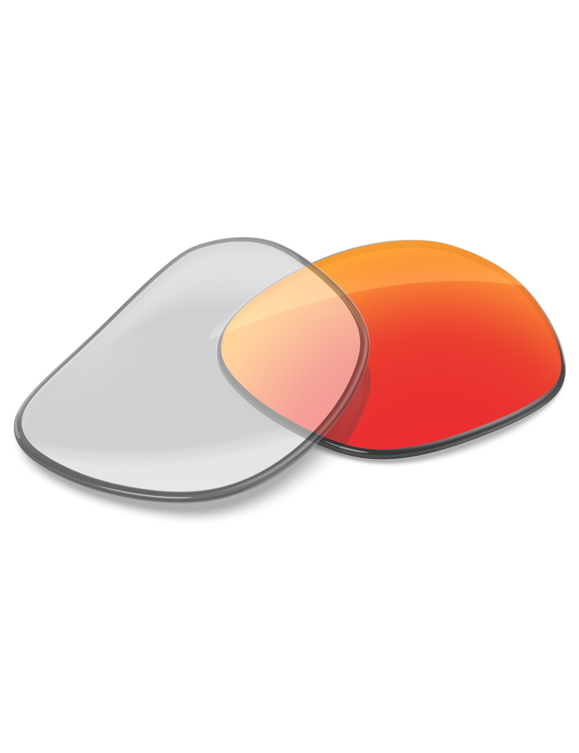 Fire Red FlashMirror™ Photochromic-Non-Polarized